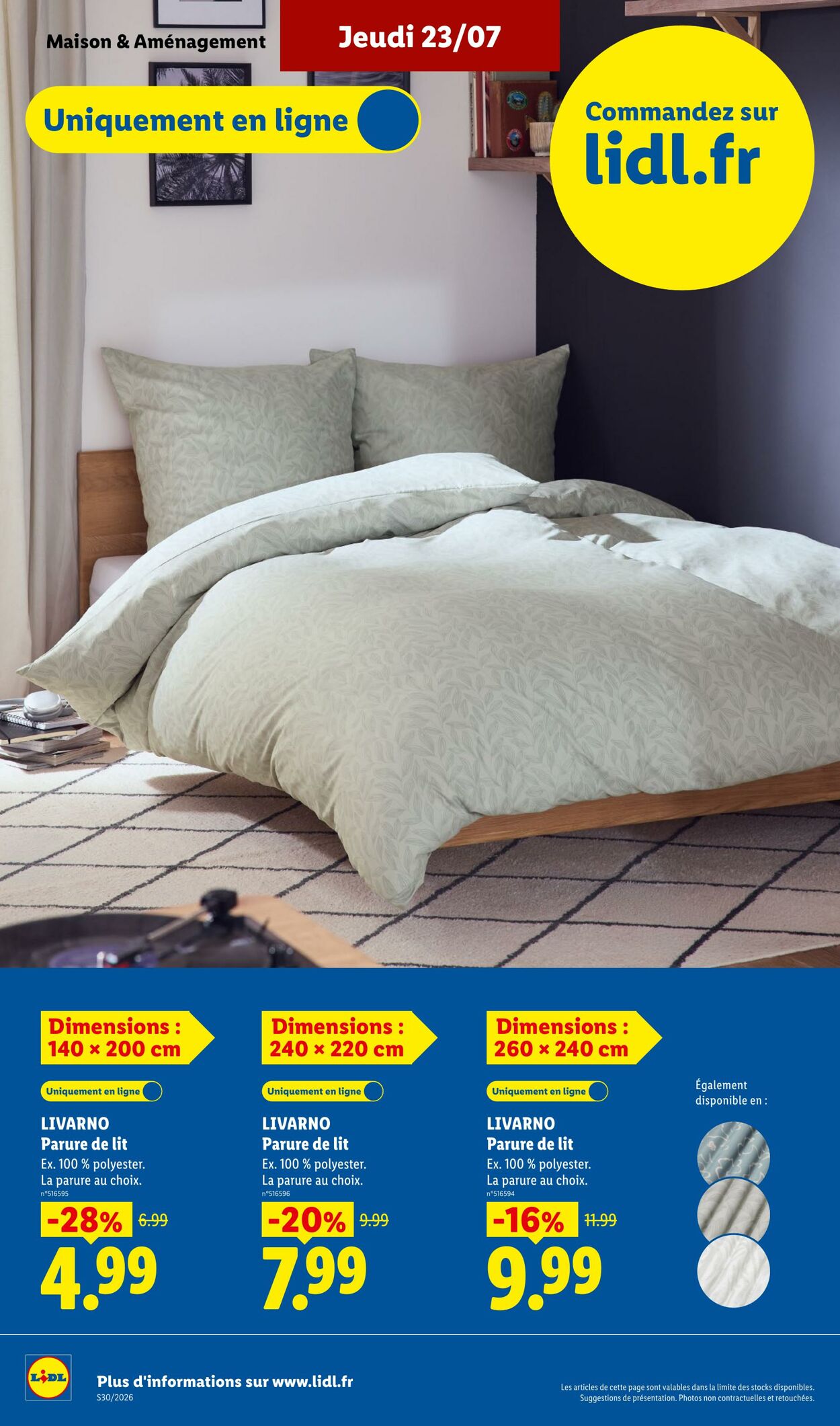 Catalogue Lidl 19.07.2026 - 29.07.2026
