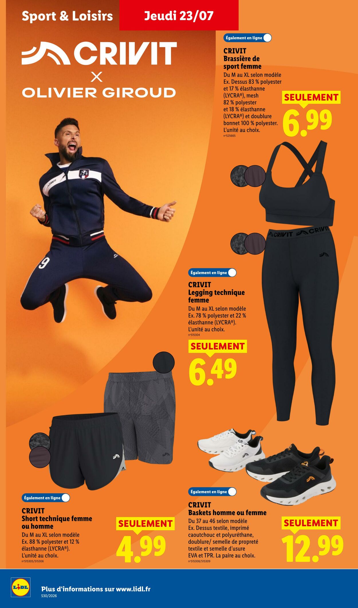 Catalogue Lidl 19.07.2026 - 29.07.2026