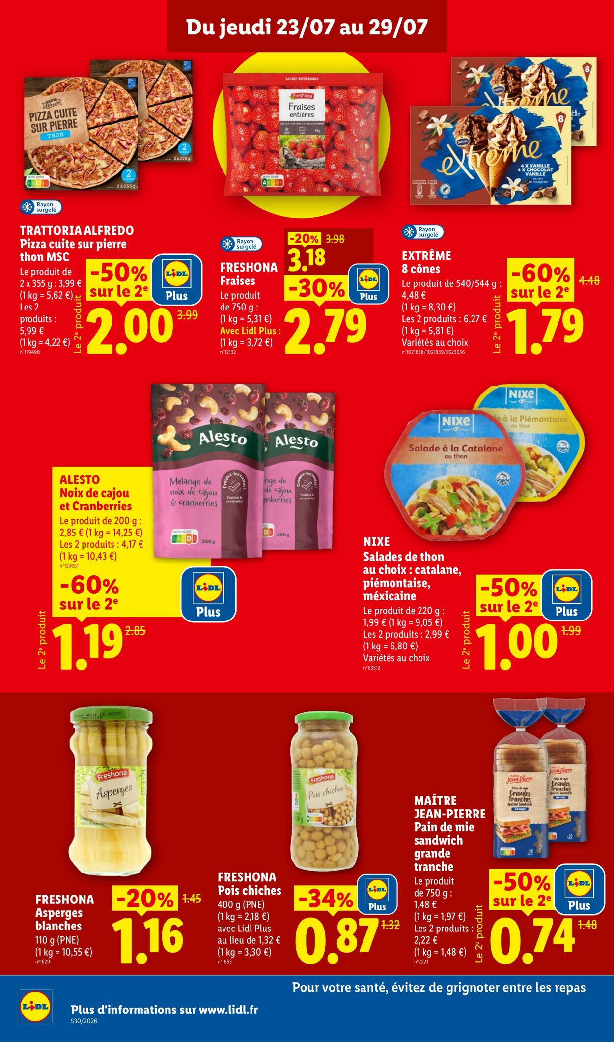 Catalogue Lidl 19.07.2026 - 29.07.2026