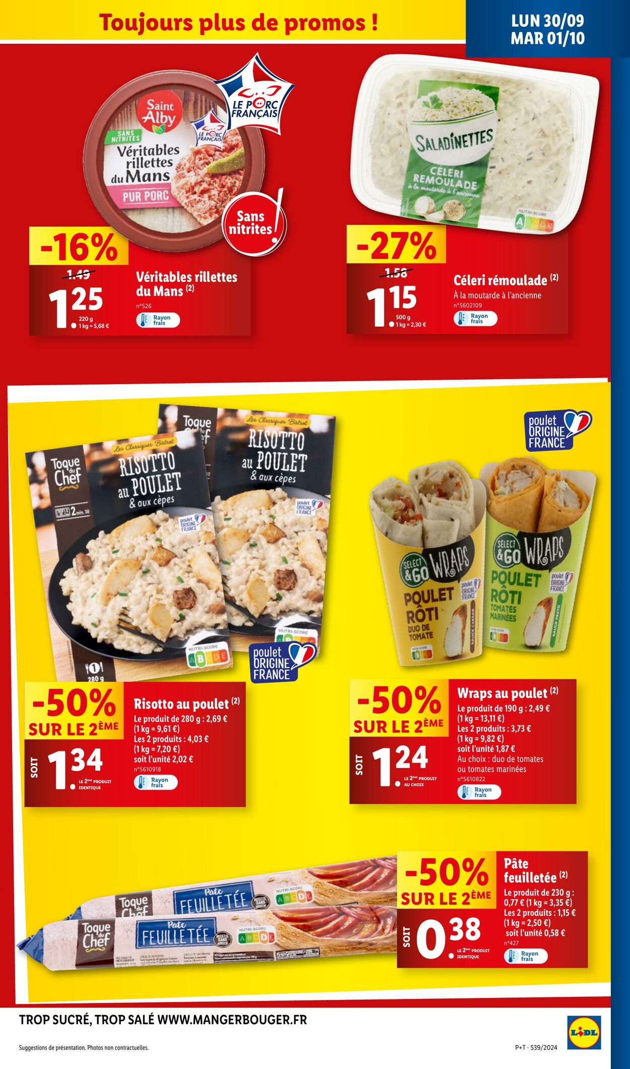 Catalogue Lidl 25.09.2024 - 01.10.2024