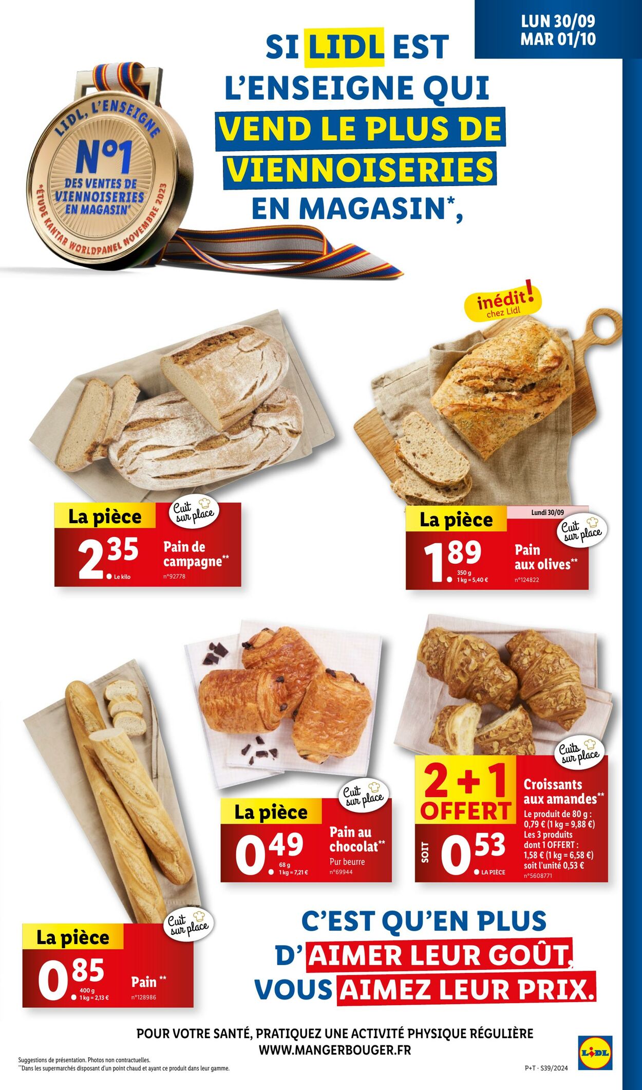 Catalogue Lidl 25.09.2024 - 01.10.2024