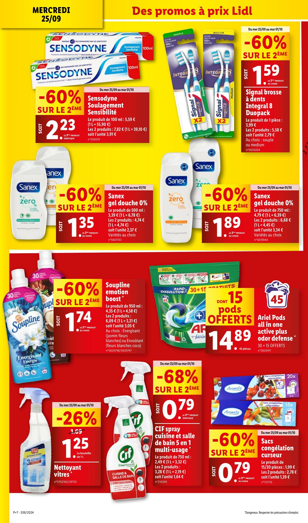 Catalogue Lidl 25.09.2024 - 01.10.2024