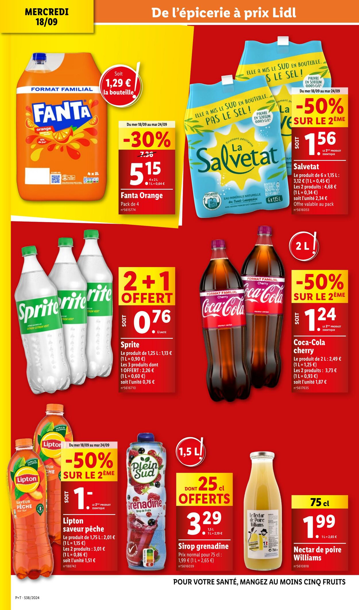 Catalogue Lidl 18.09.2024 - 24.09.2024