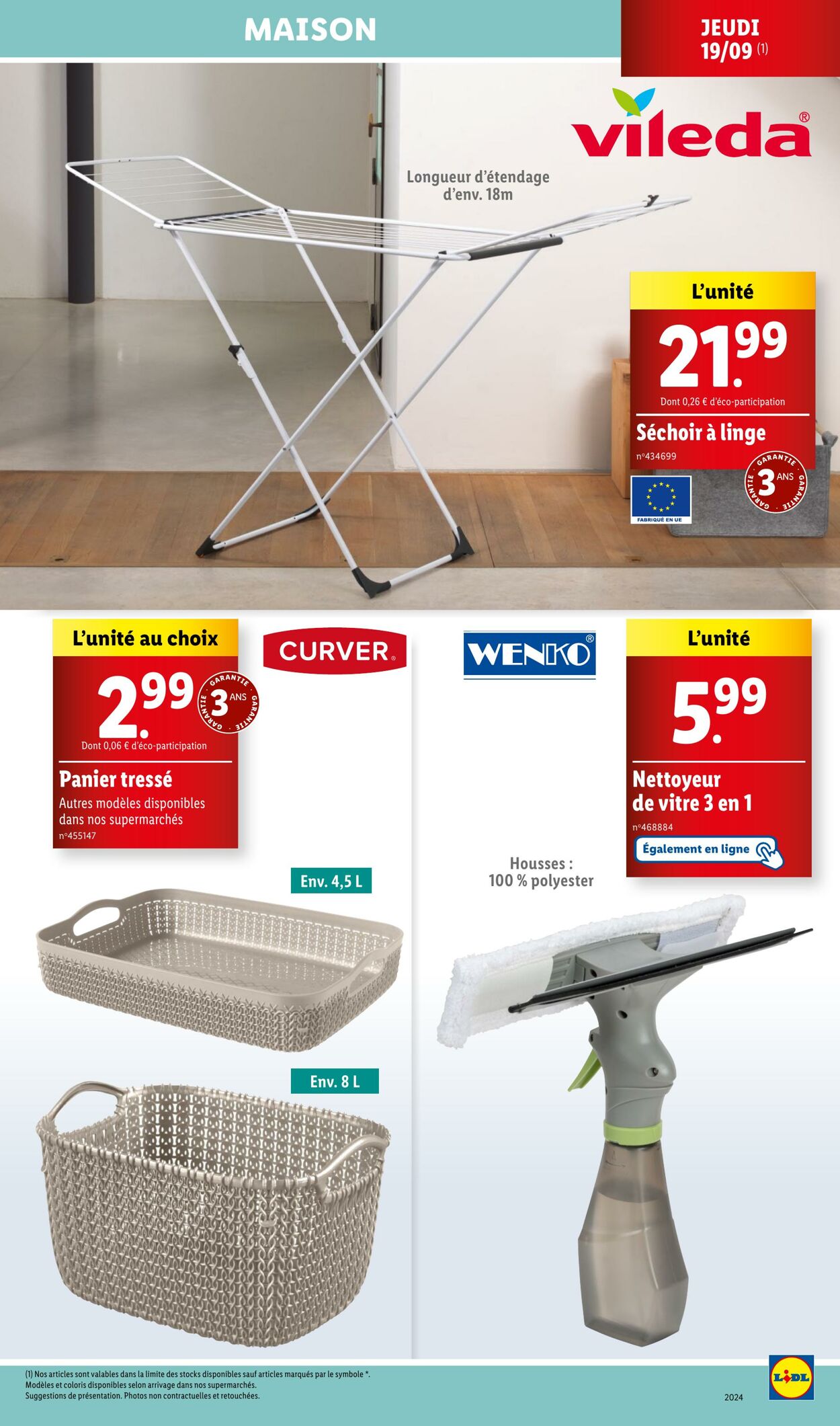 Catalogue Lidl 18.09.2024 - 24.09.2024