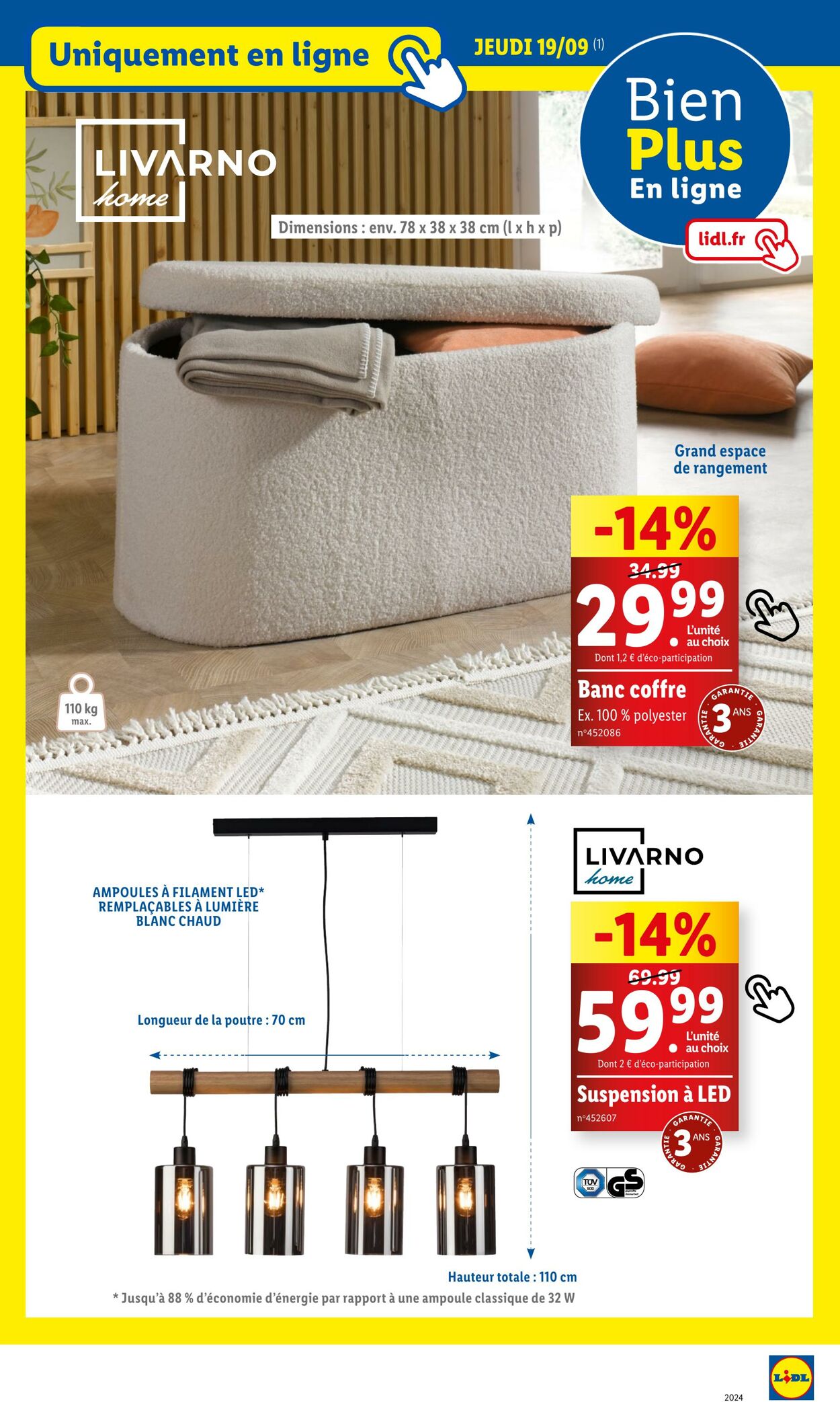 Catalogue Lidl 18.09.2024 - 24.09.2024