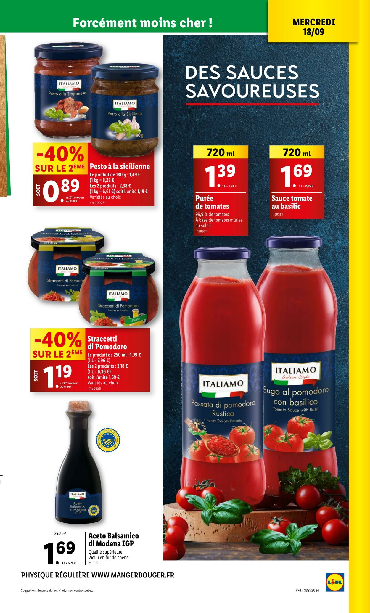 Catalogue Lidl 18.09.2024 - 24.09.2024