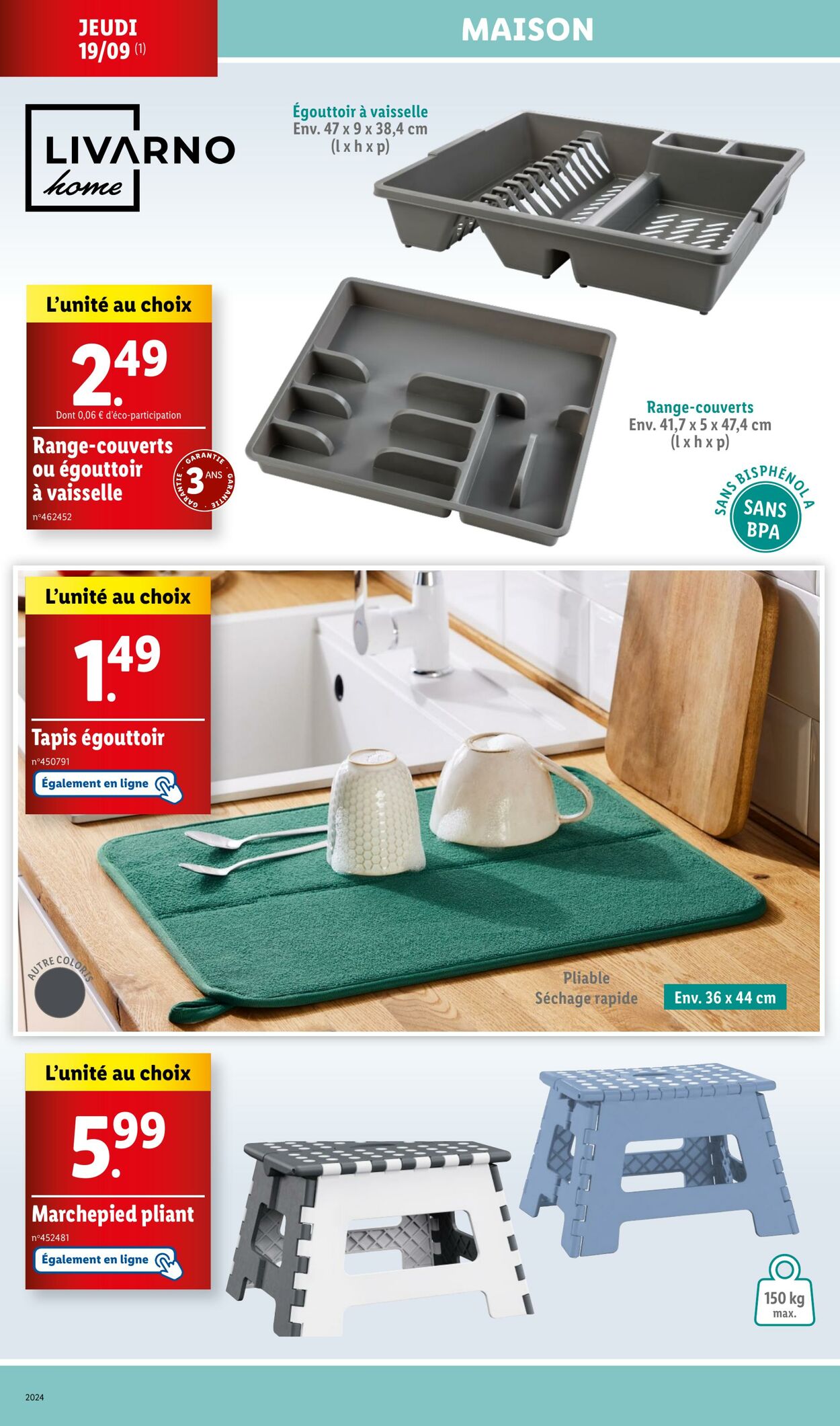 Catalogue Lidl 18.09.2024 - 24.09.2024