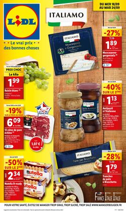 Catalogue Lidl 24.09.2024 - 08.12.2024