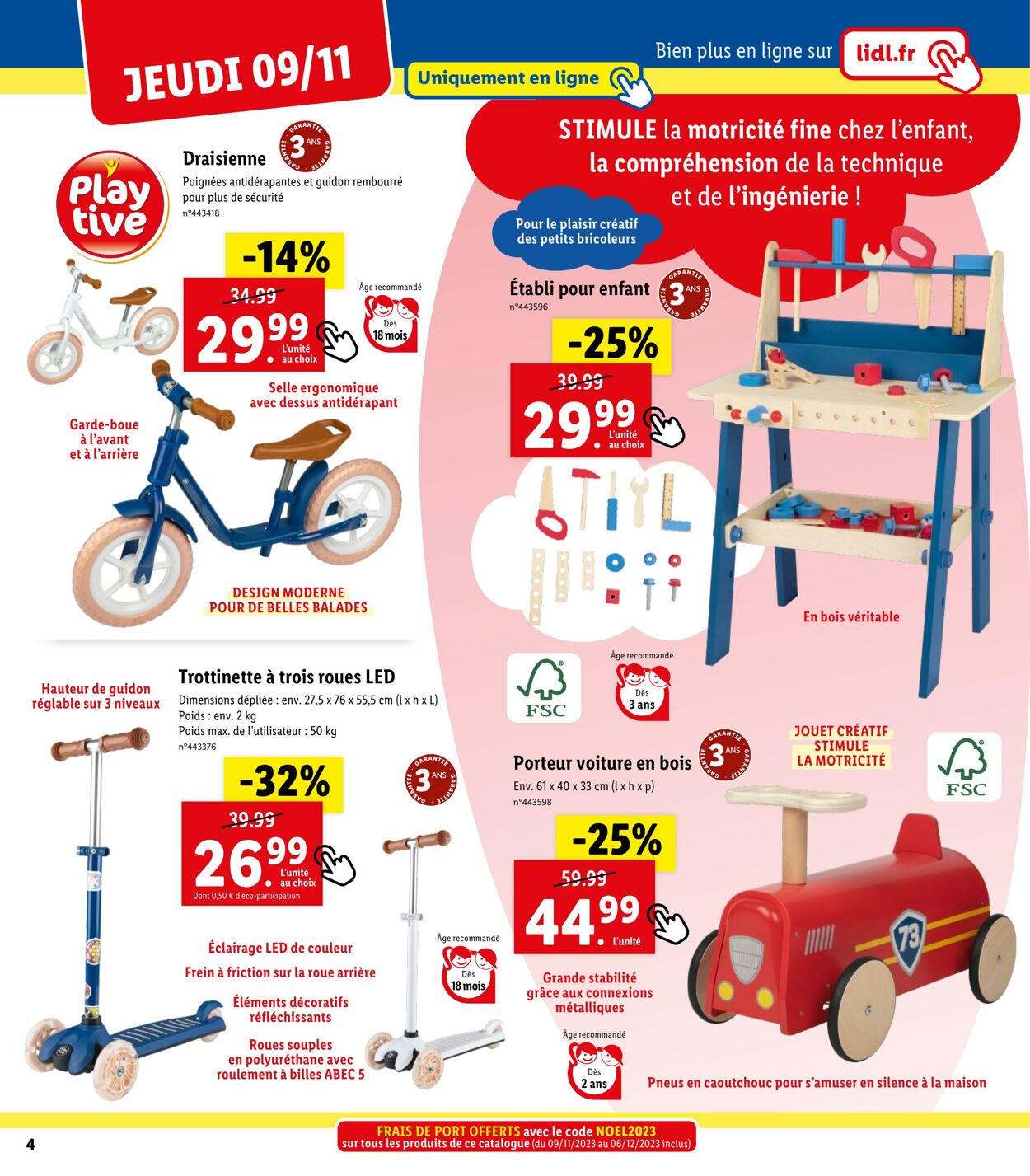 Catalogue Lidl 09.11.2023 - 04.12.2023