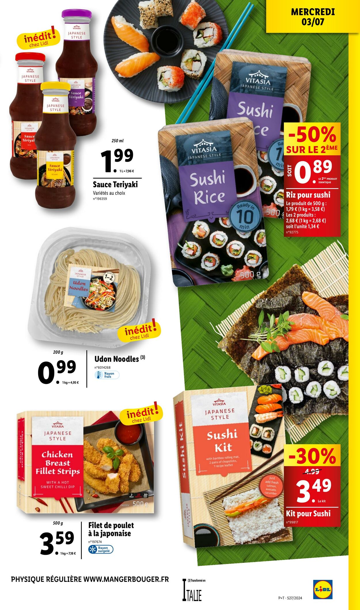 Catalogue Lidl 03.07.2024 - 09.07.2024