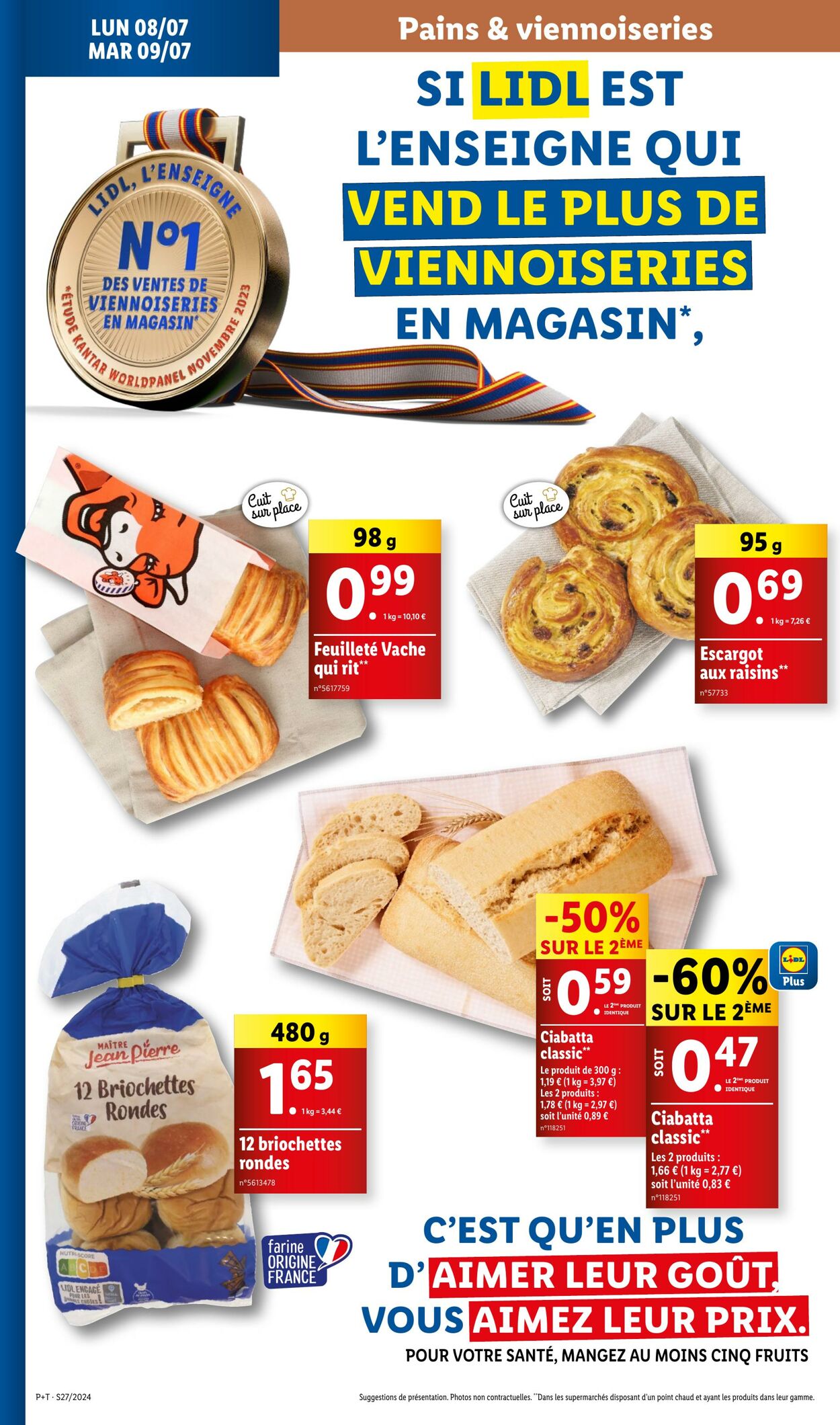 Catalogue Lidl 03.07.2024 - 09.07.2024