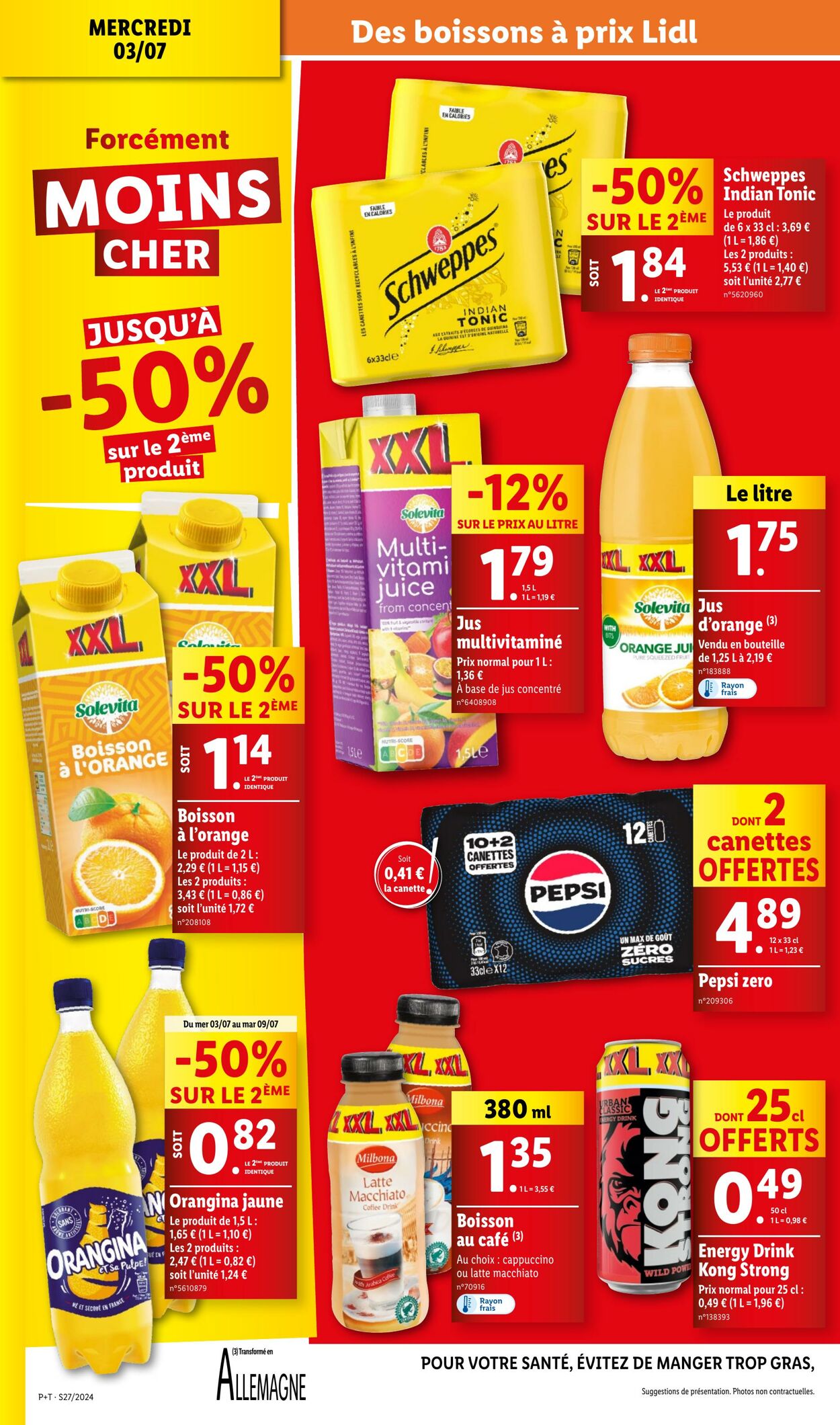 Catalogue Lidl 03.07.2024 - 09.07.2024