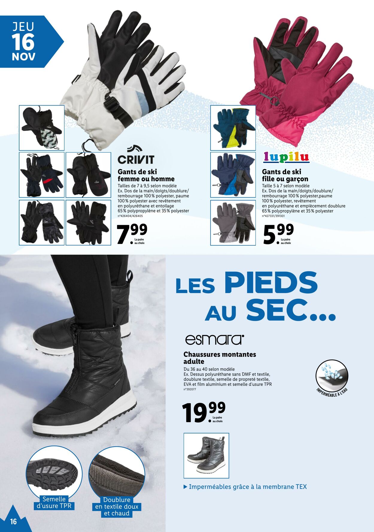 Catalogue Lidl 16.11.2023 - 30.11.2023