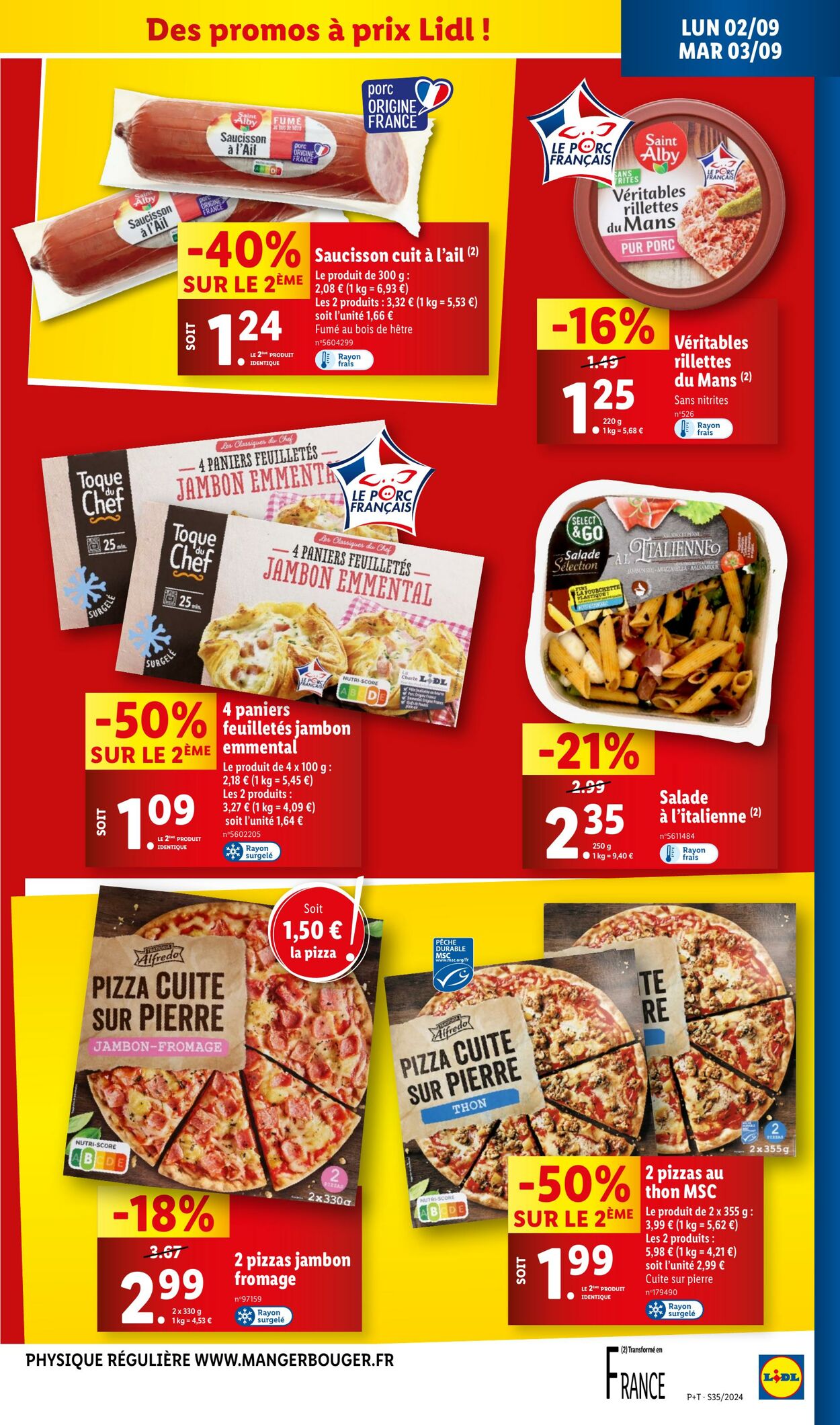 Catalogue Lidl 27.08.2024 - 03.09.2024