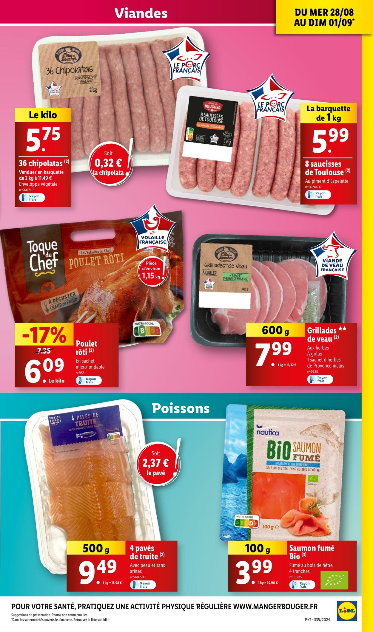 Catalogue Lidl 27.08.2024 - 03.09.2024