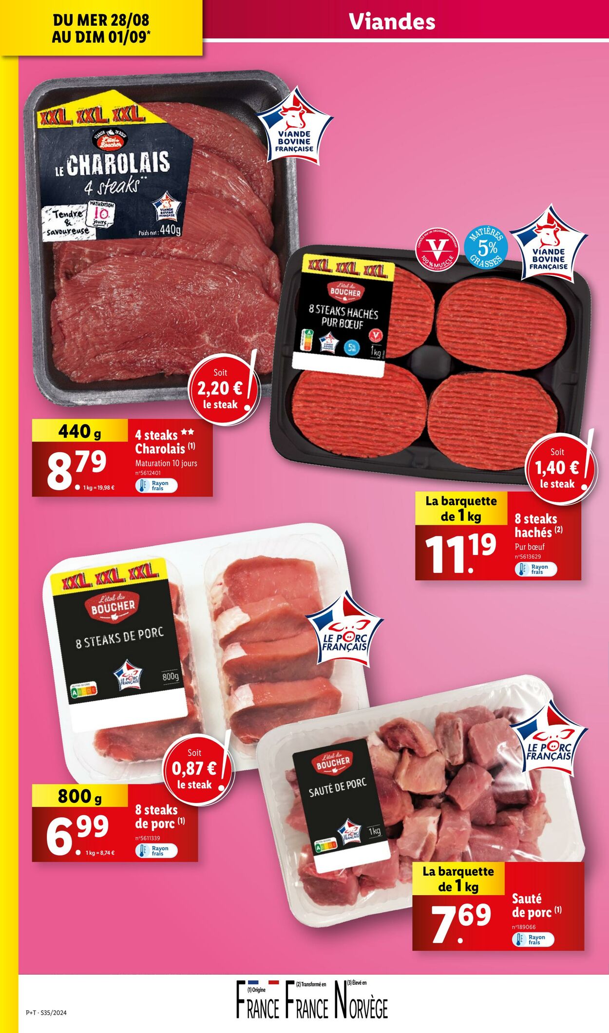 Catalogue Lidl 27.08.2024 - 03.09.2024