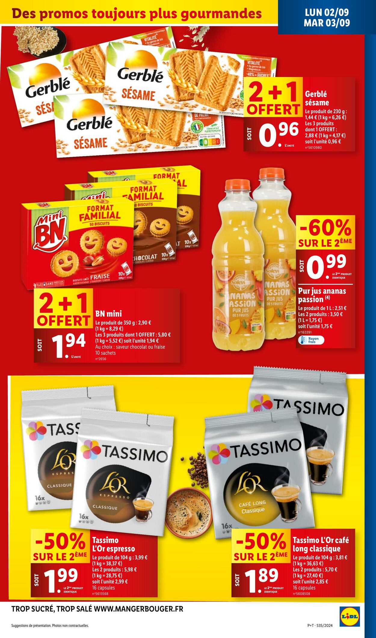 Catalogue Lidl 27.08.2024 - 03.09.2024