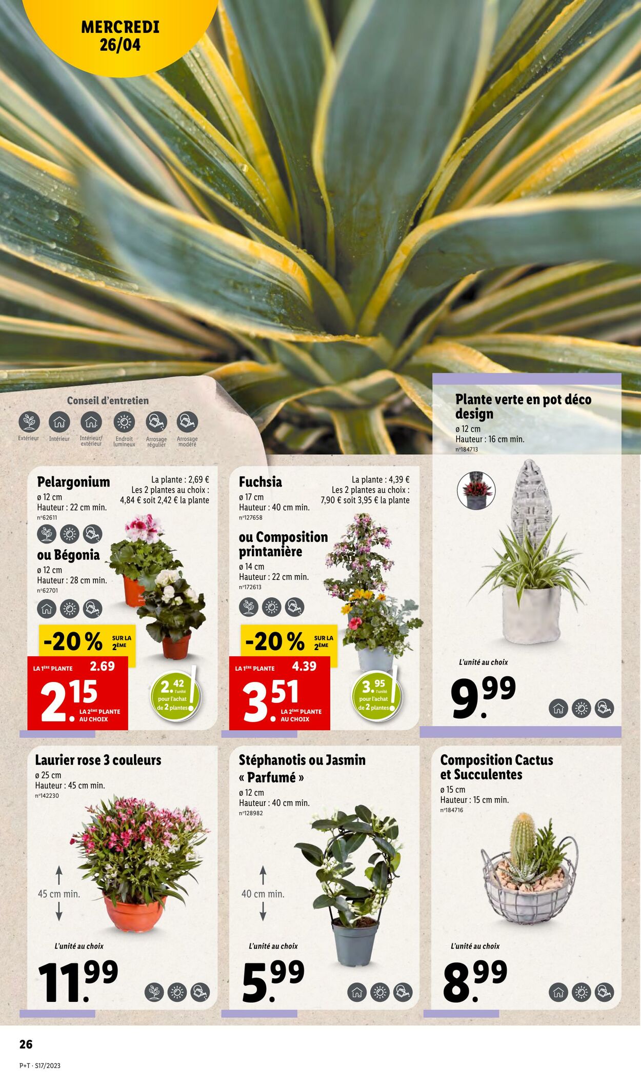 Catalogue Lidl 26.04.2023 - 02.05.2023