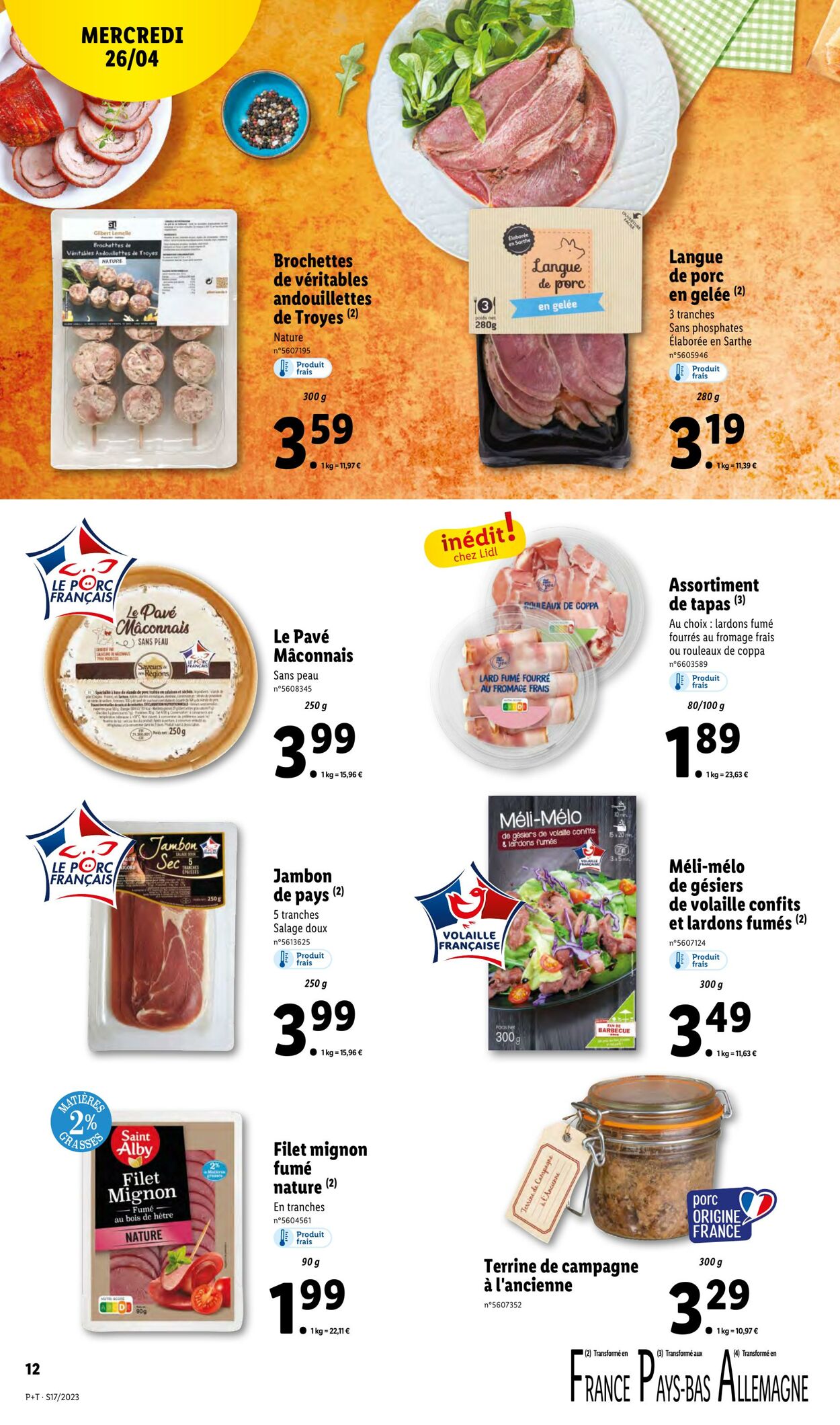 Catalogue Lidl 26.04.2023 - 02.05.2023