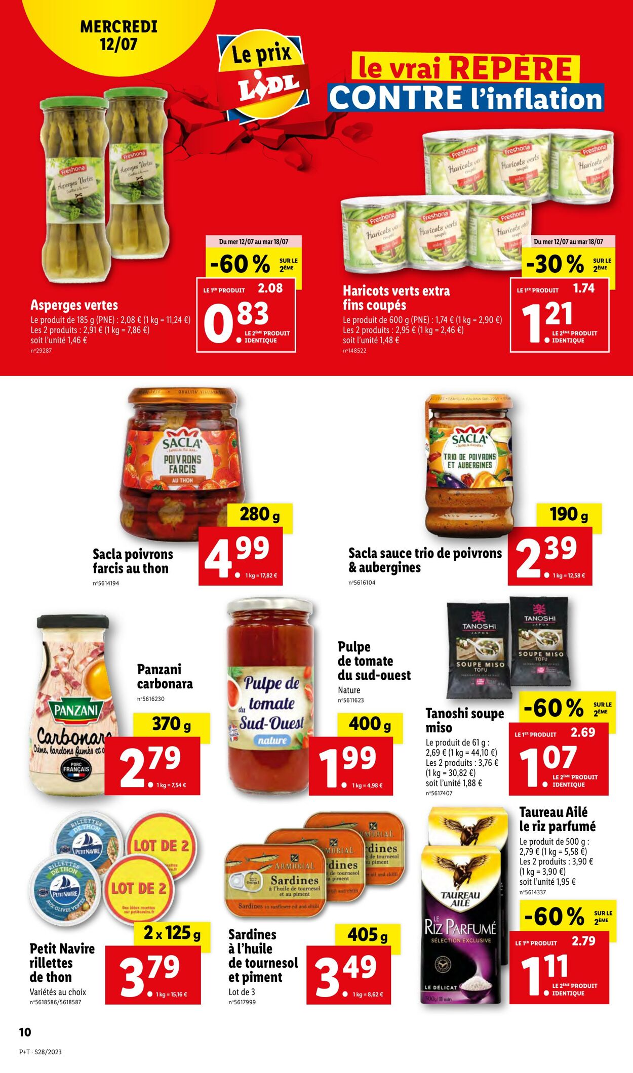 Catalogue Lidl 12.07.2023 - 18.07.2023