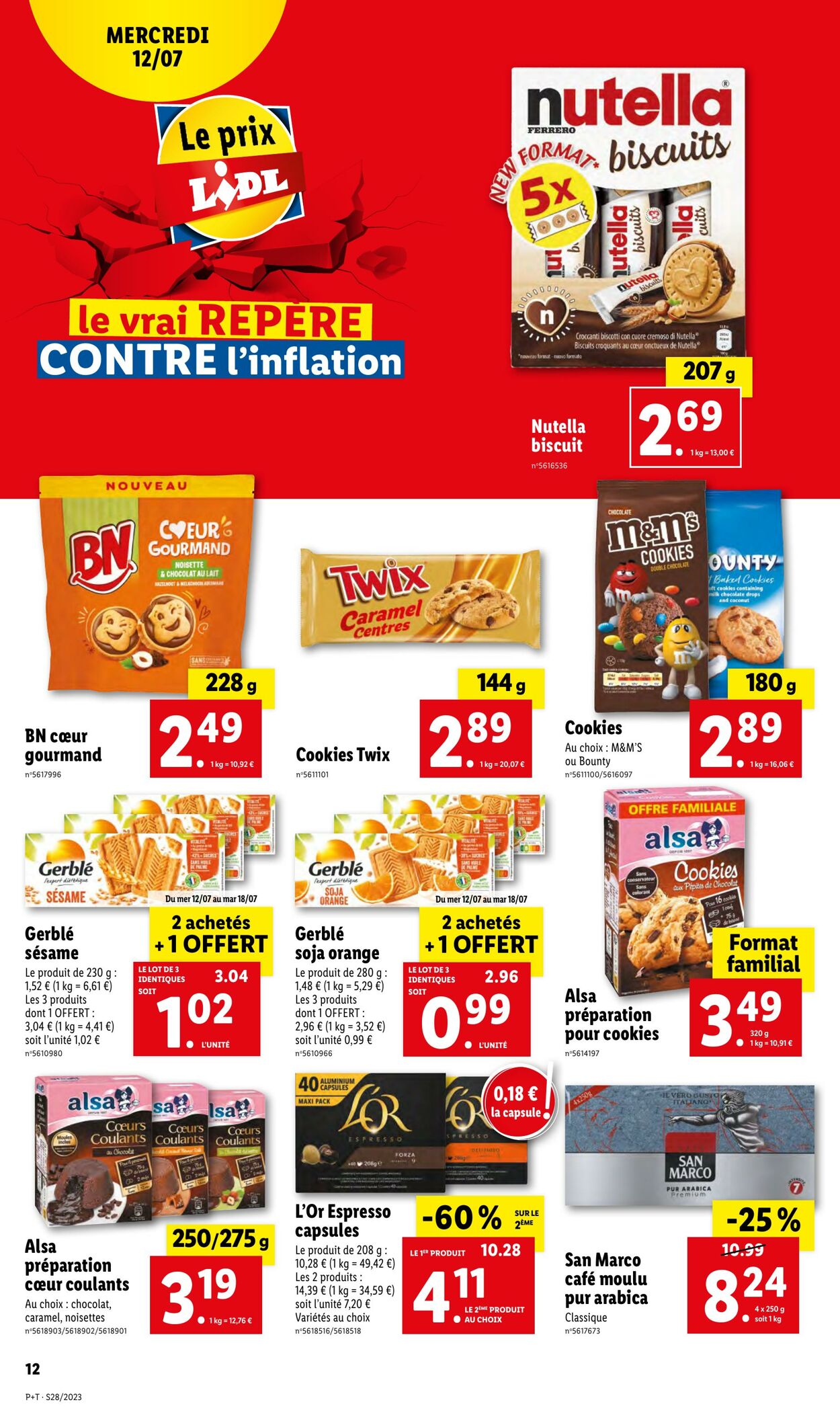 Catalogue Lidl 12.07.2023 - 18.07.2023