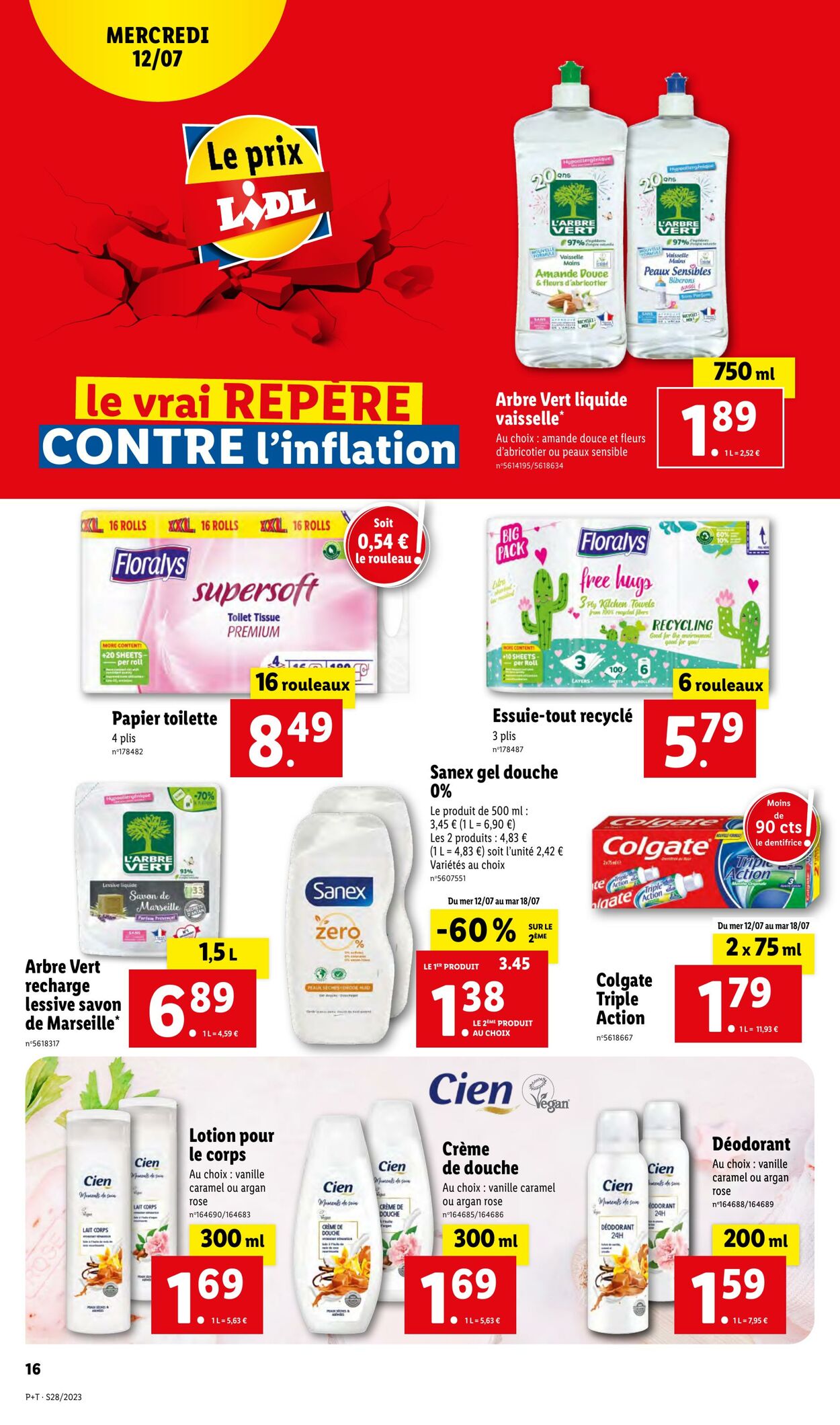 Catalogue Lidl 12.07.2023 - 18.07.2023