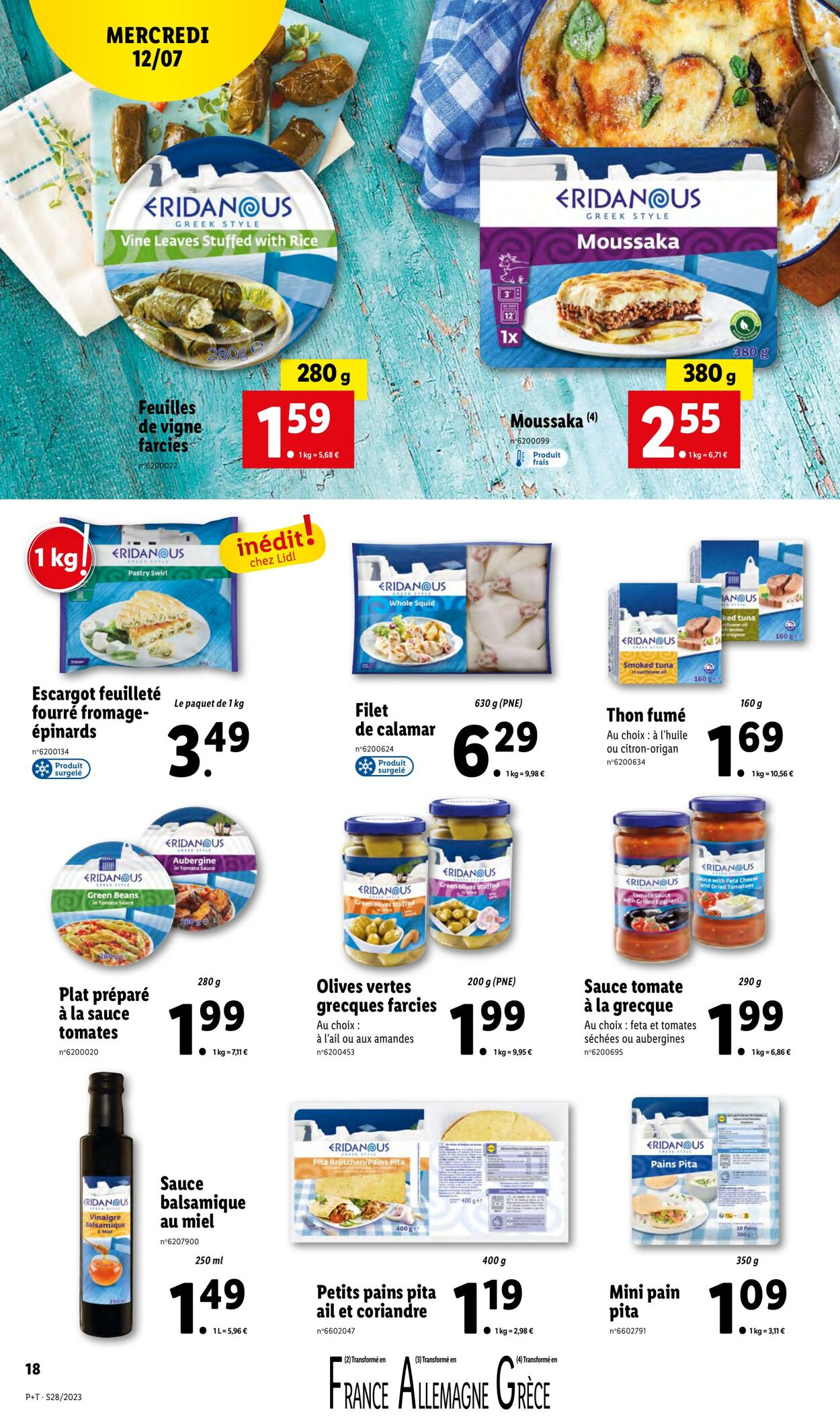 Catalogue Lidl 12.07.2023 - 18.07.2023