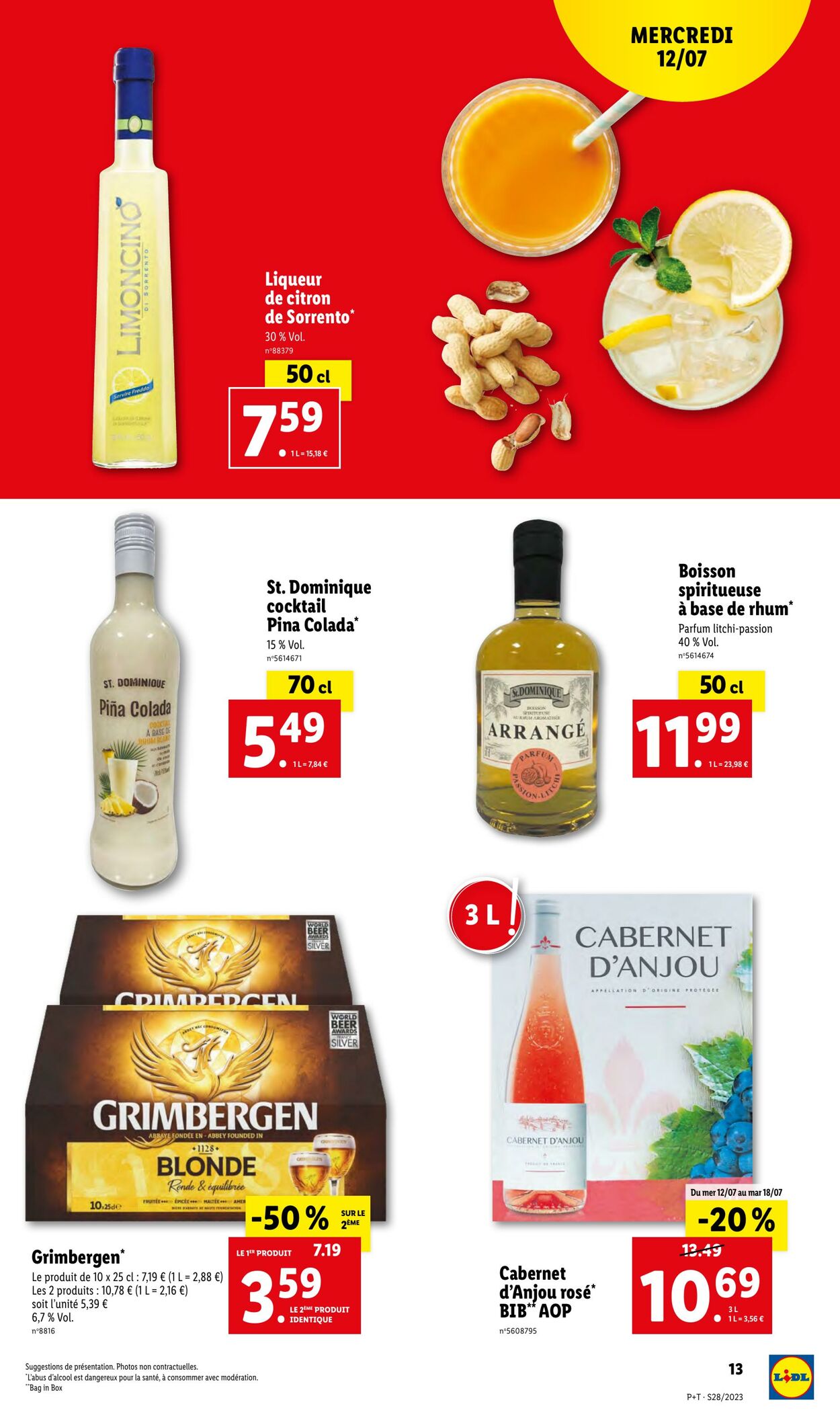 Catalogue Lidl 12.07.2023 - 18.07.2023