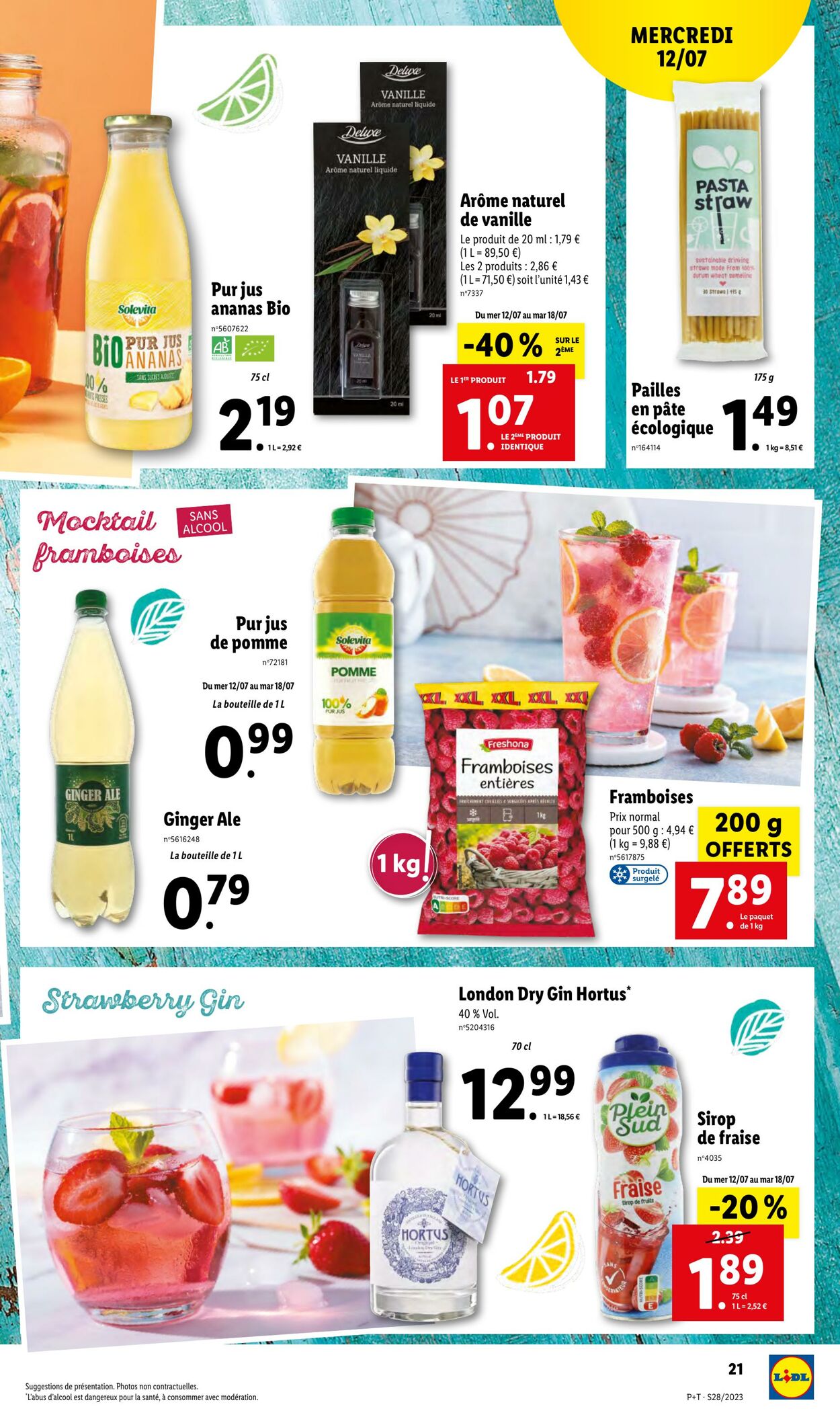 Catalogue Lidl 12.07.2023 - 18.07.2023