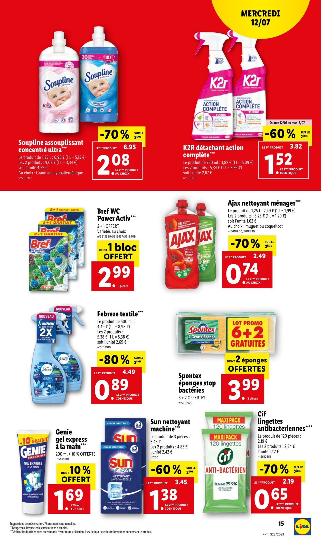 Catalogue Lidl 12.07.2023 - 18.07.2023