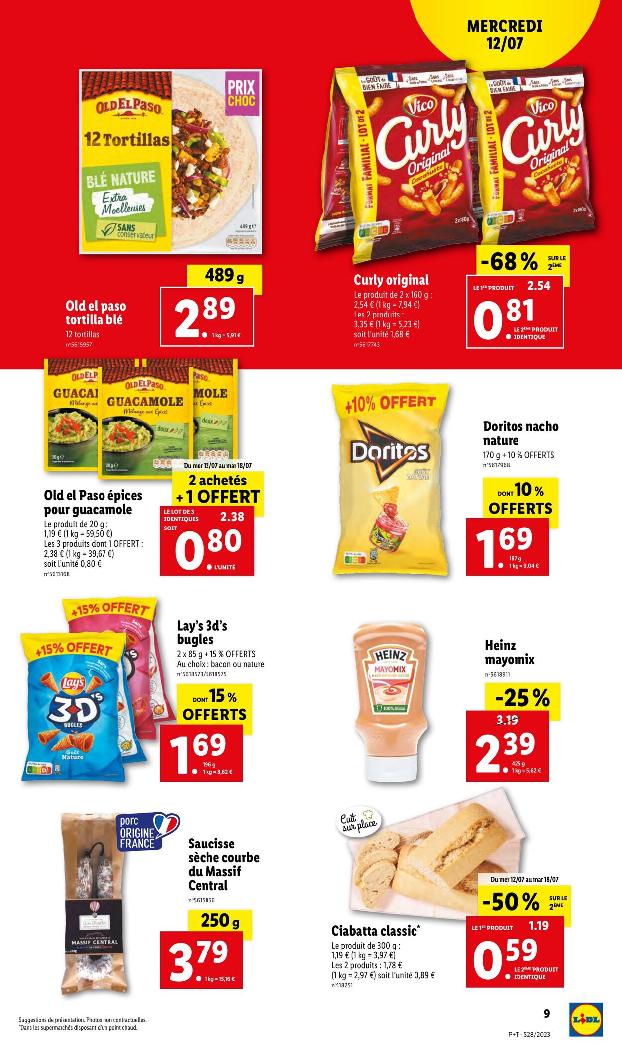 Catalogue Lidl 12.07.2023 - 18.07.2023