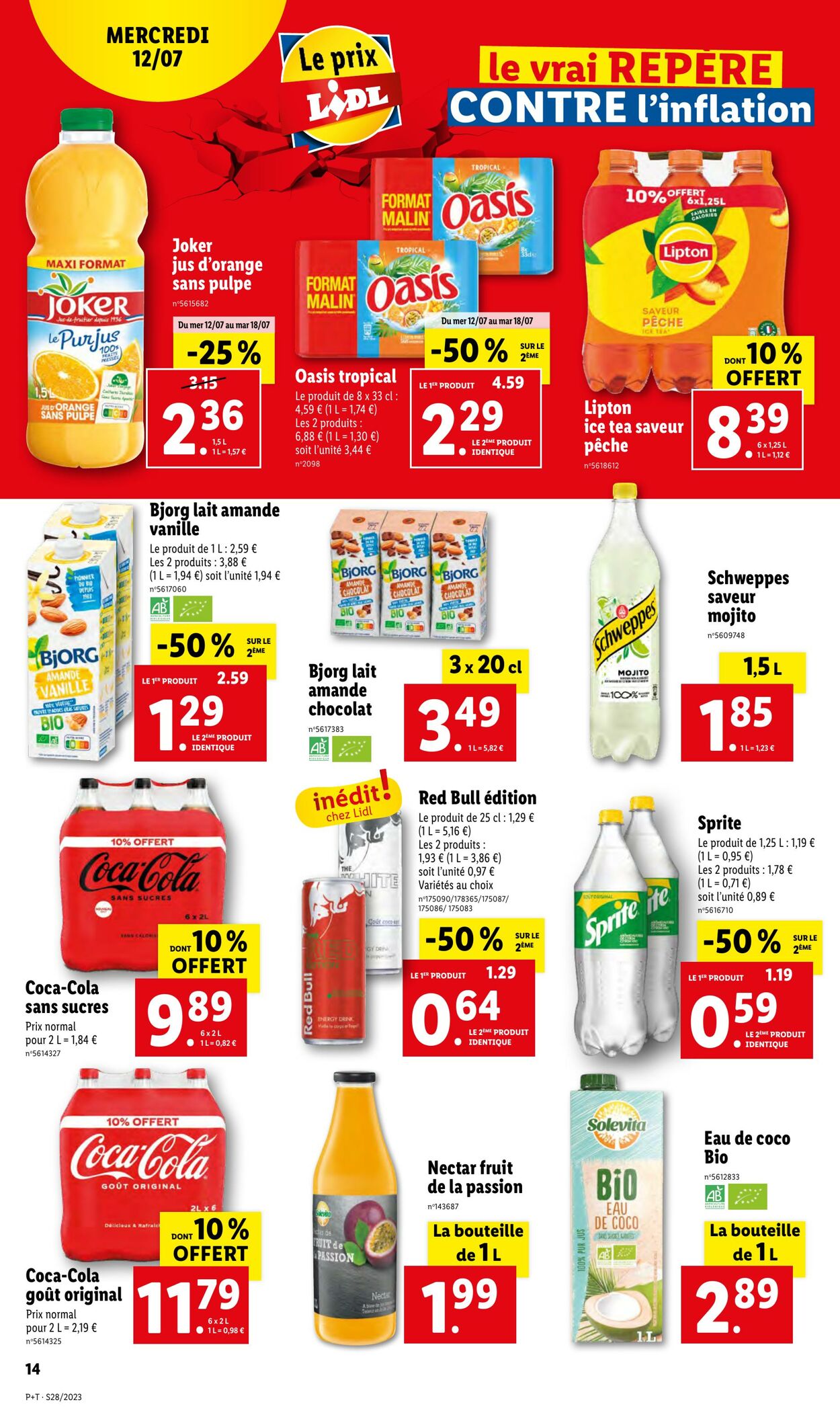 Catalogue Lidl 12.07.2023 - 18.07.2023