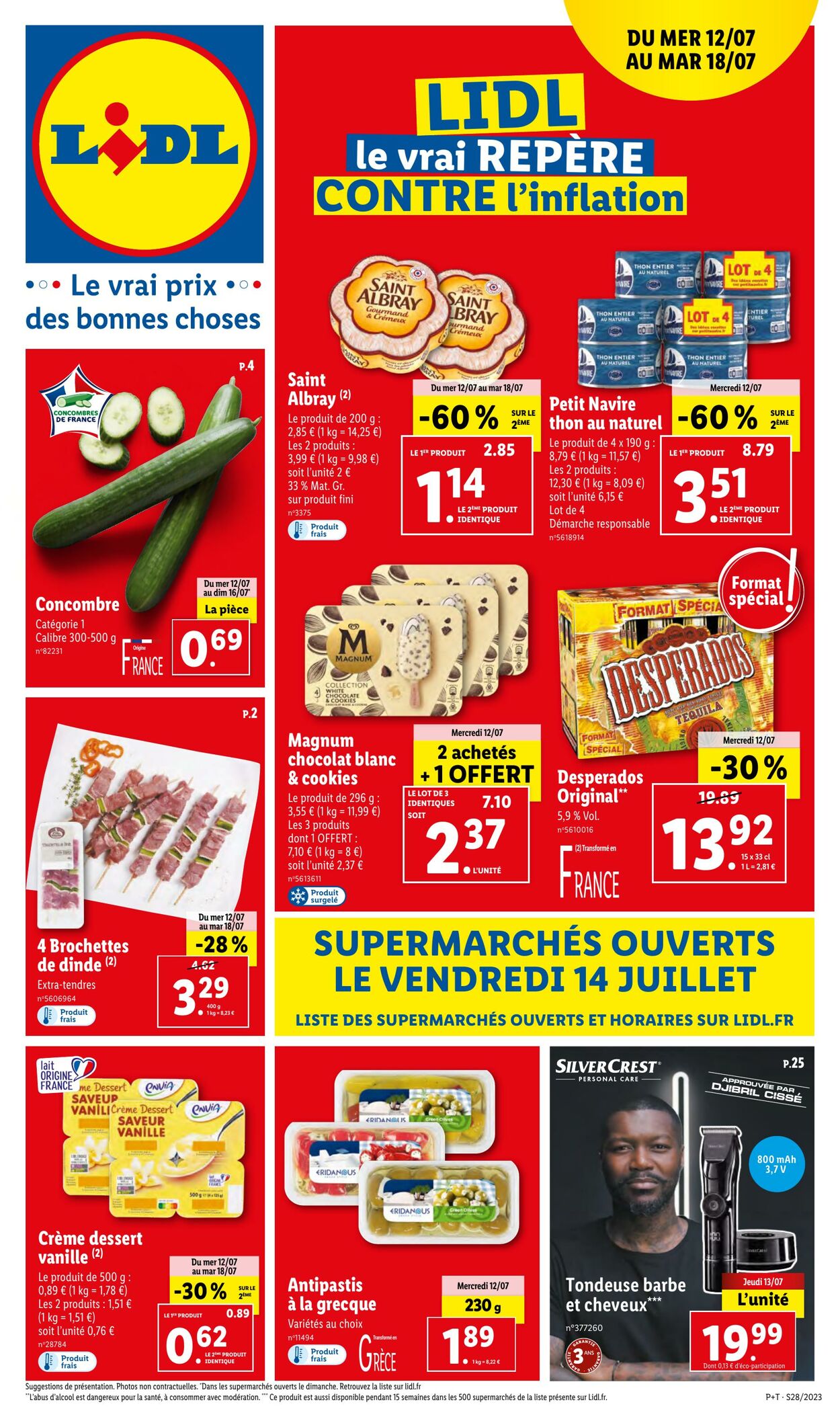 Lidl Catalogue actuel 18.07 Catalogues, Promotions