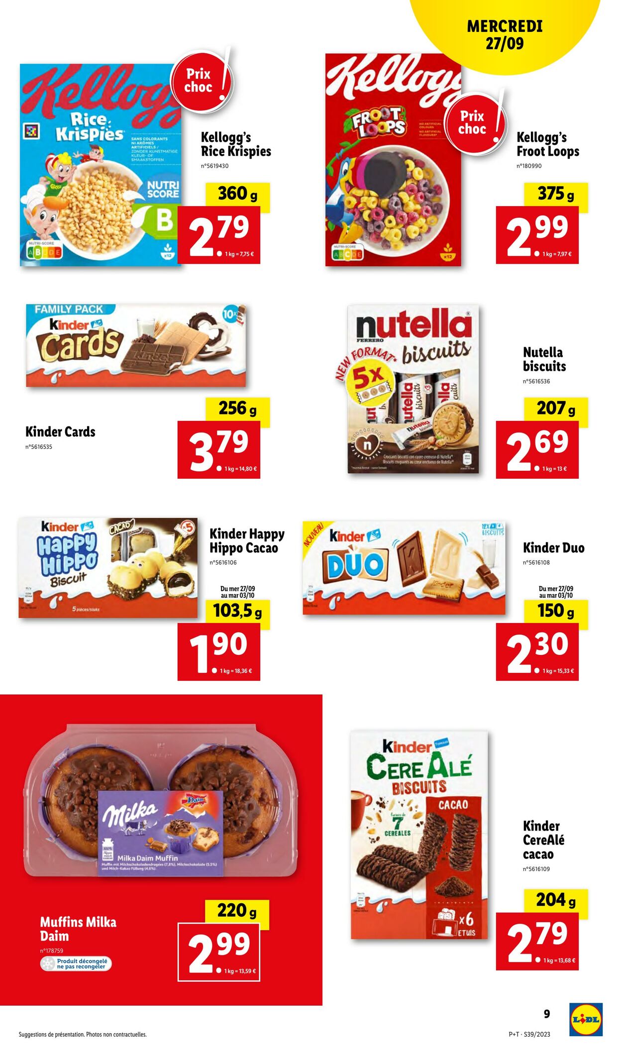 Catalogue Lidl 27.09.2023 - 03.10.2023