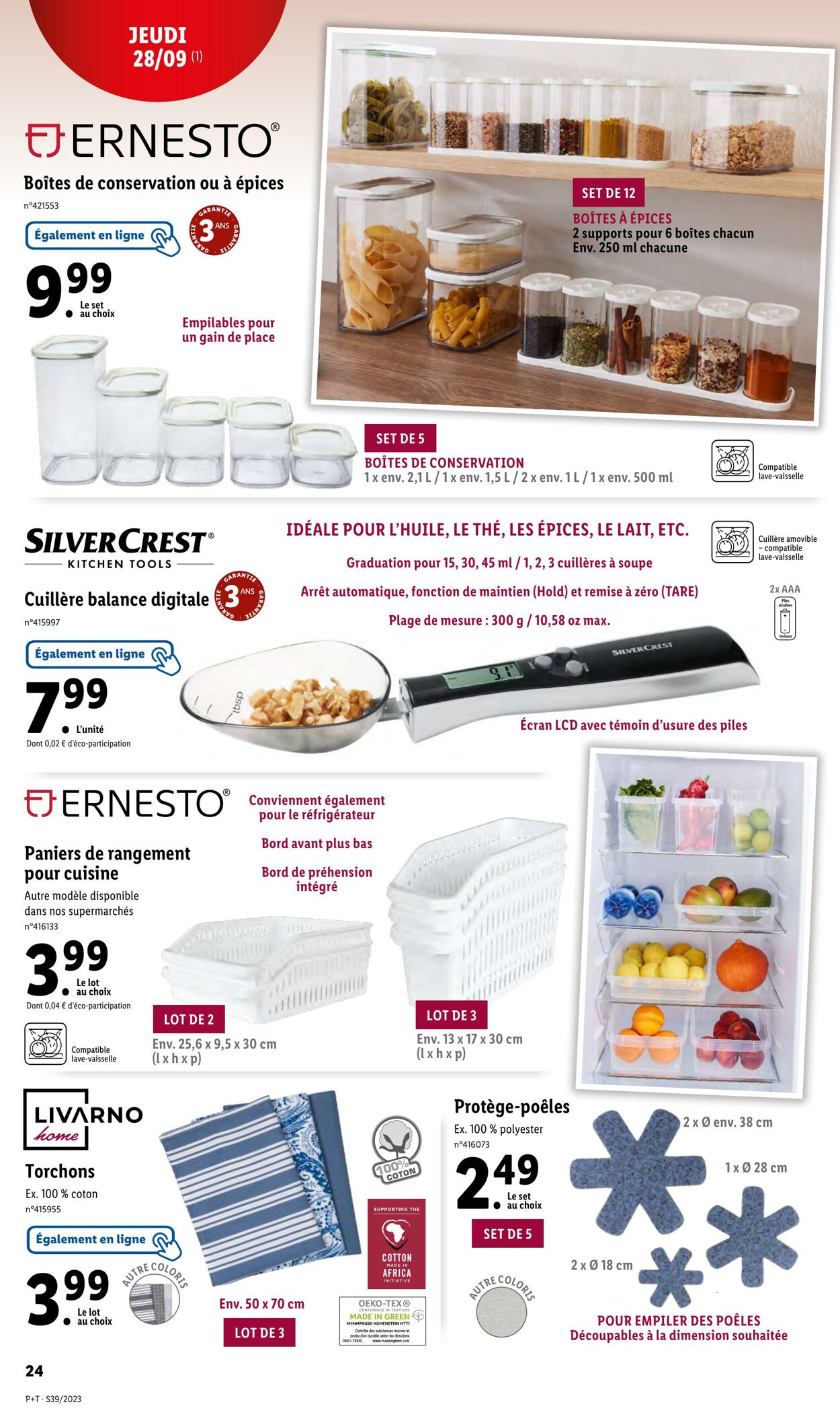 Catalogue Lidl 27.09.2023 - 03.10.2023