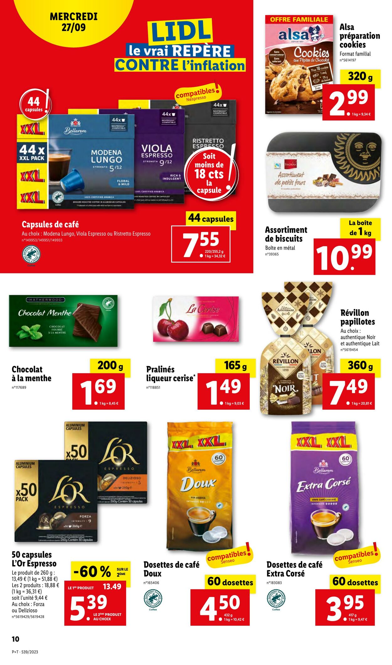 Catalogue Lidl 27.09.2023 - 03.10.2023