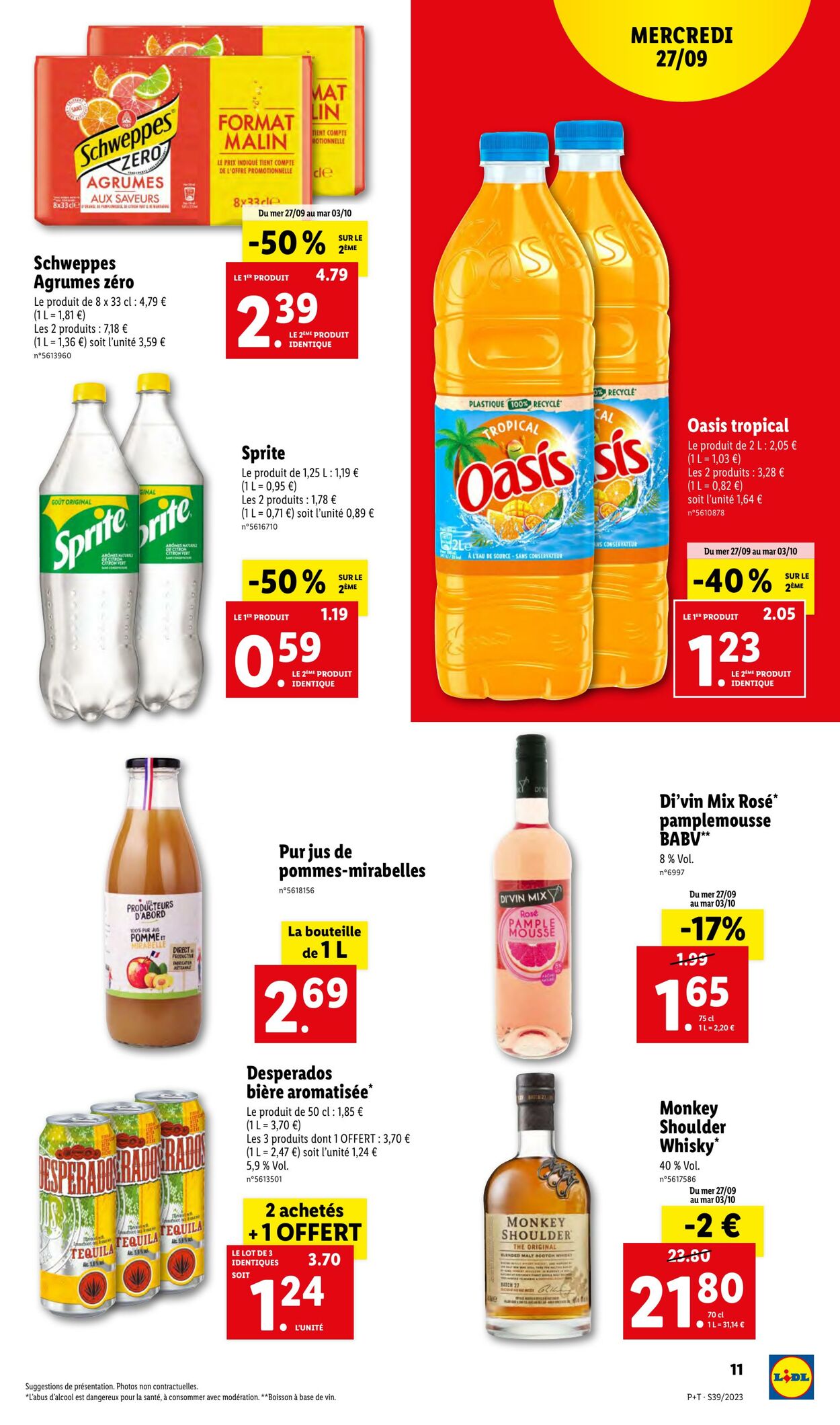 Catalogue Lidl 27.09.2023 - 03.10.2023