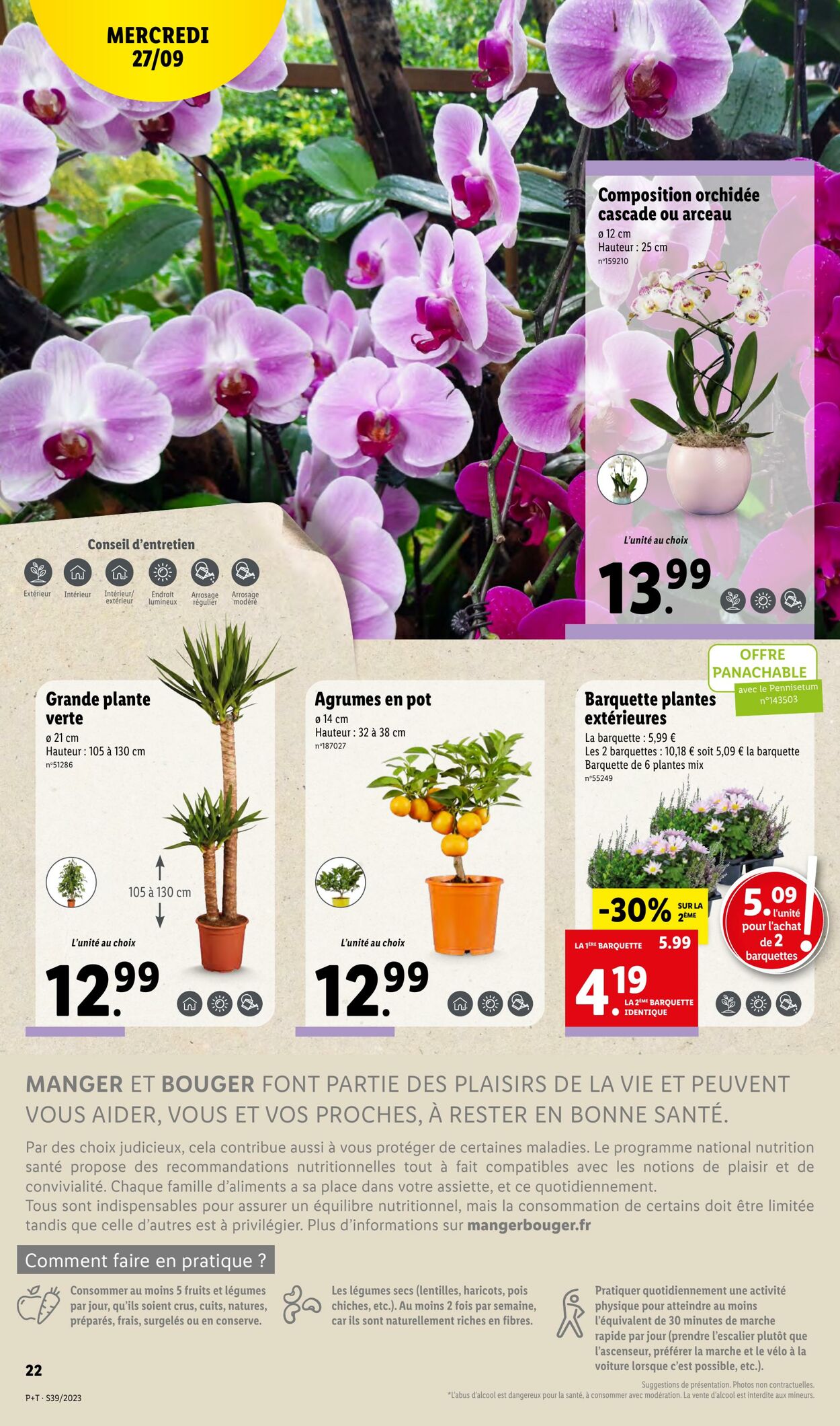 Catalogue Lidl 27.09.2023 - 03.10.2023