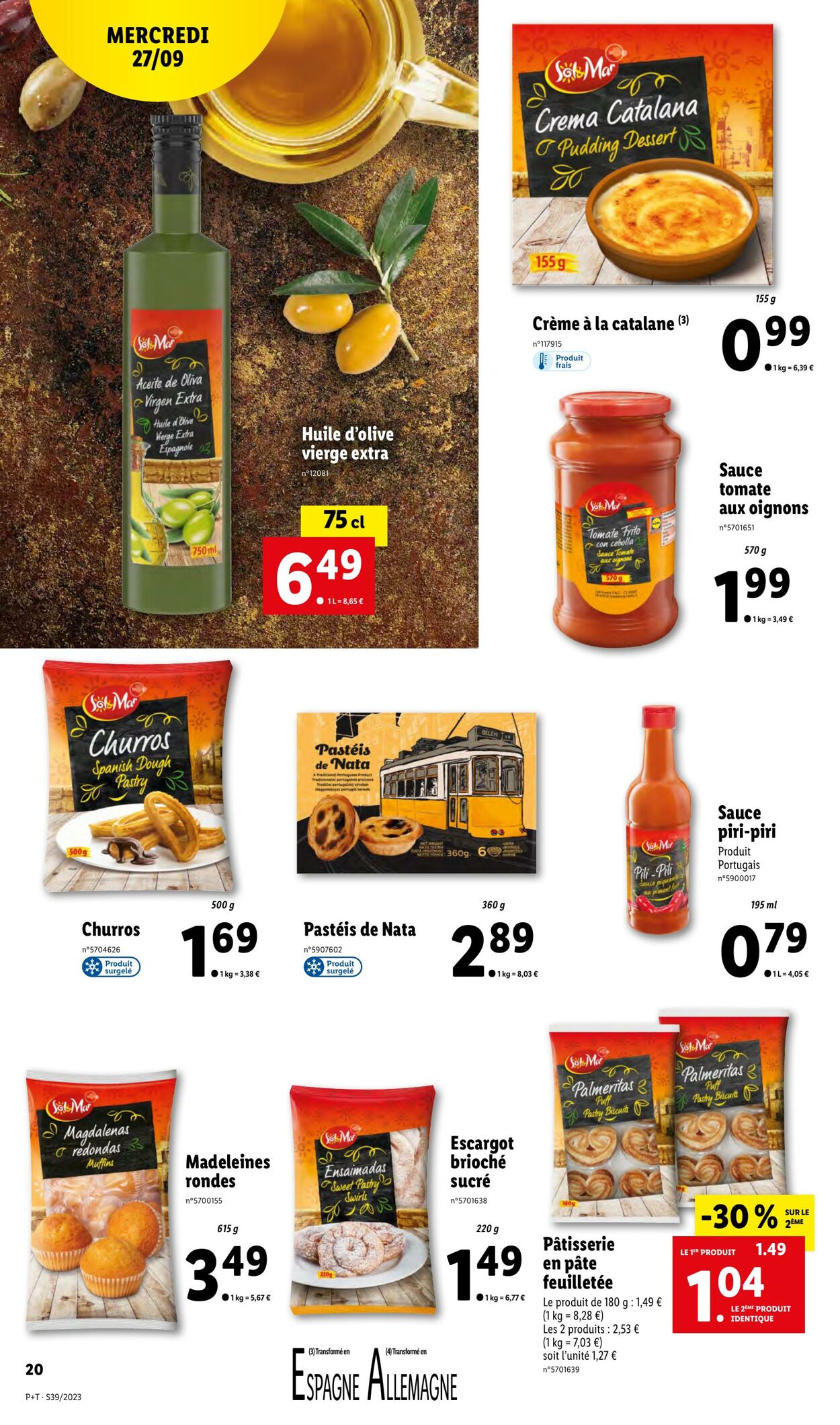 Catalogue Lidl 27.09.2023 - 03.10.2023