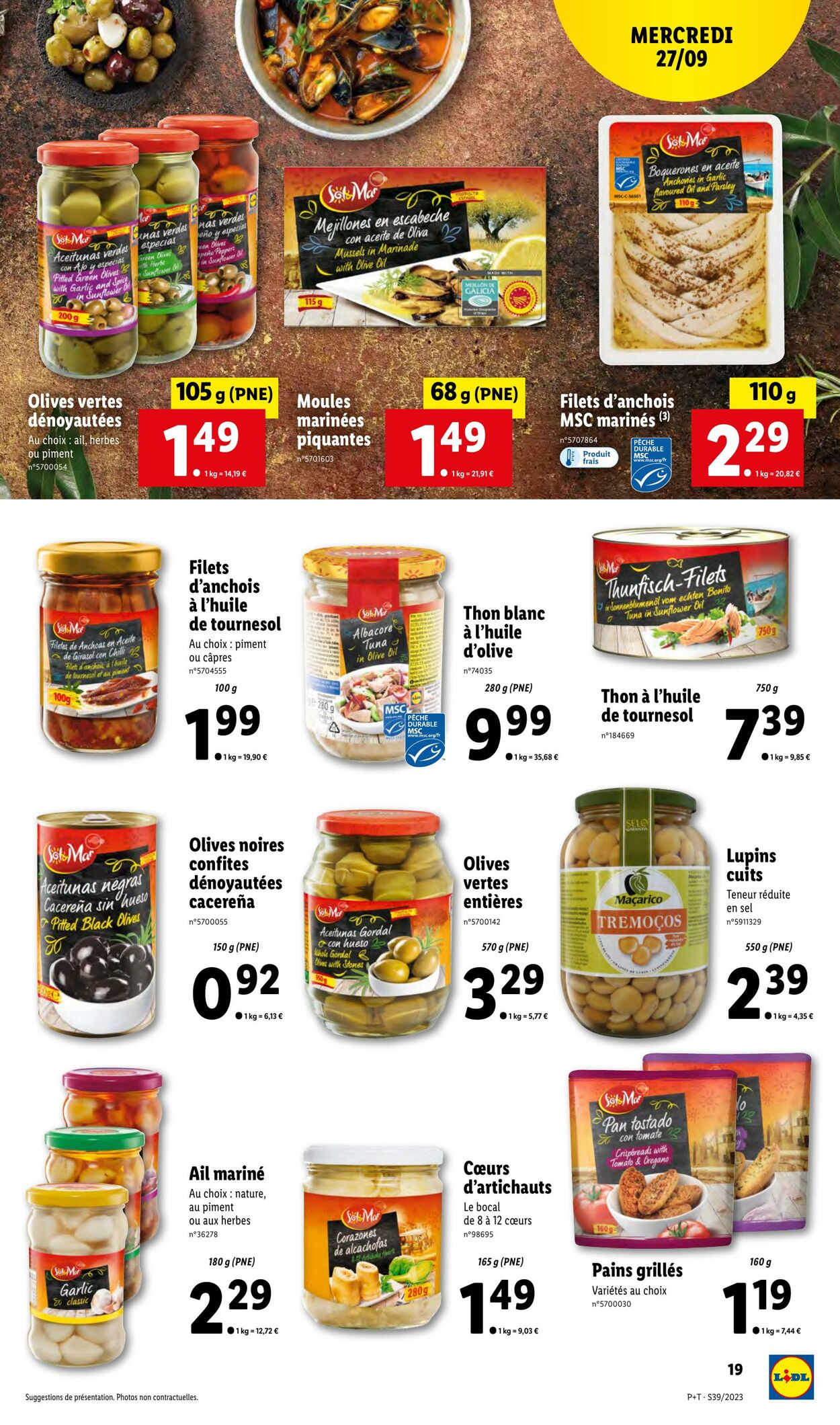 Catalogue Lidl 27.09.2023 - 03.10.2023