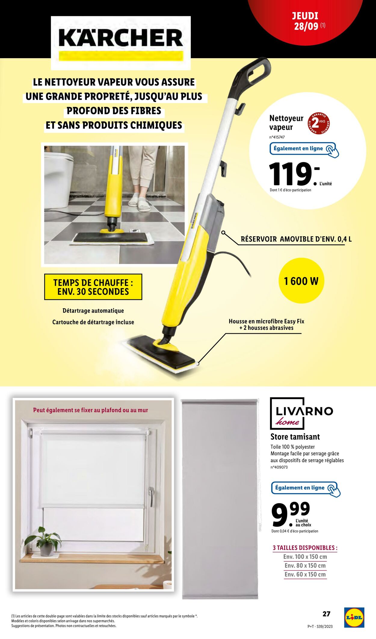 Catalogue Lidl 27.09.2023 - 03.10.2023