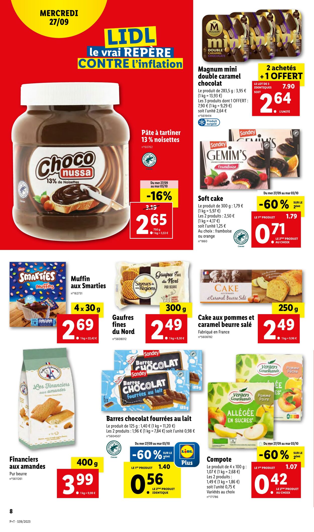 Catalogue Lidl 27.09.2023 - 03.10.2023