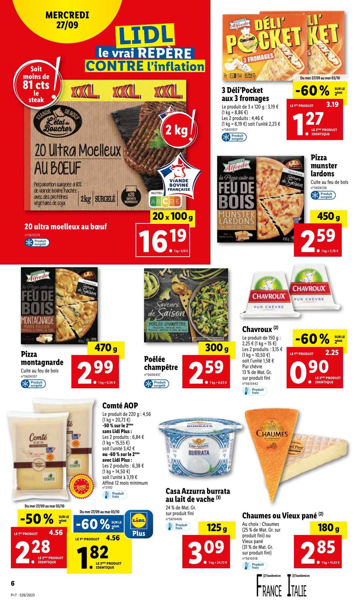 Catalogue Lidl 27.09.2023 - 03.10.2023