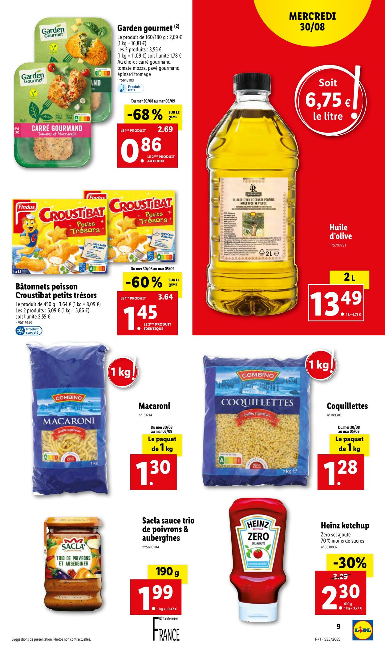 Catalogue Lidl 30.08.2023 - 05.09.2023