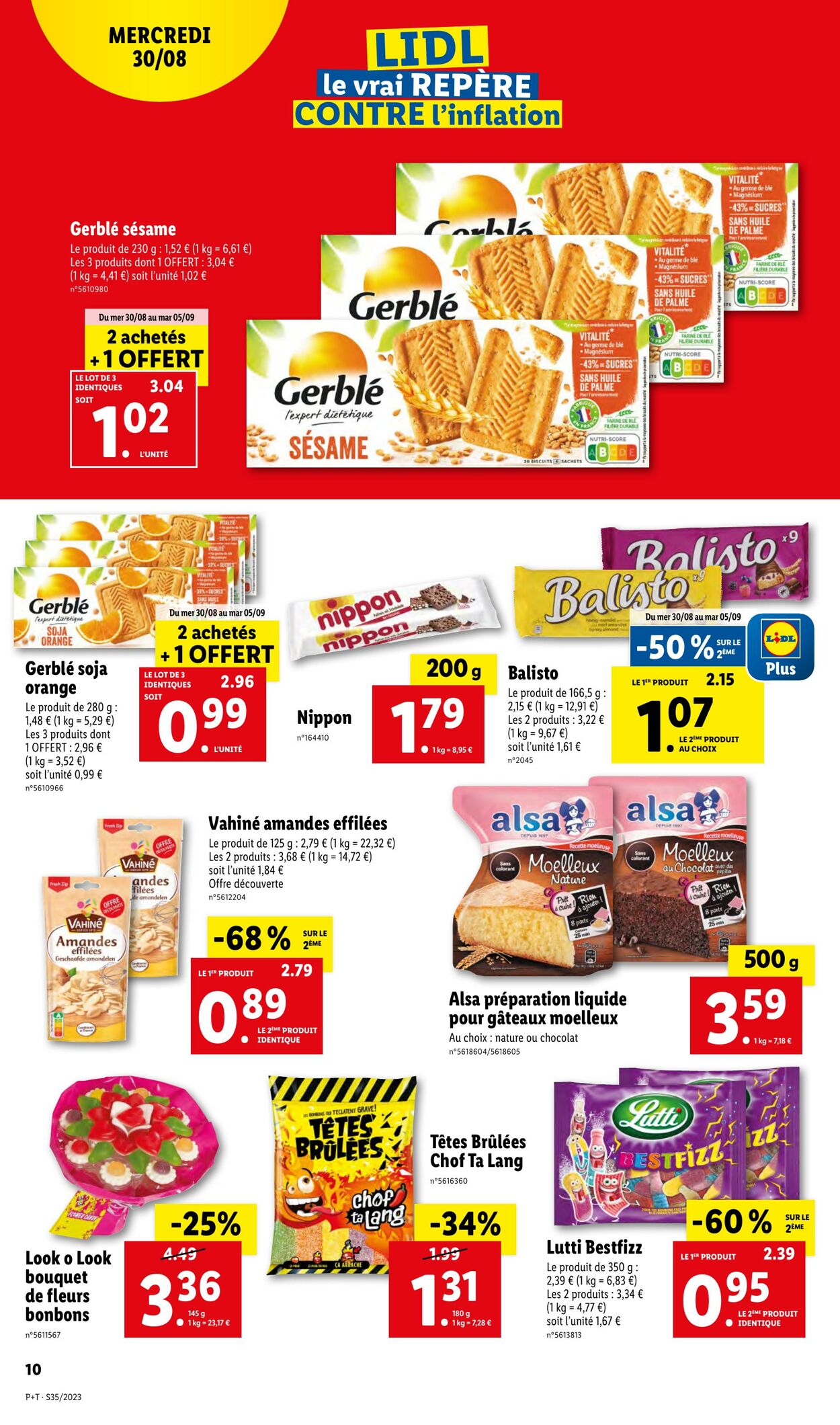 Catalogue Lidl 30.08.2023 - 05.09.2023