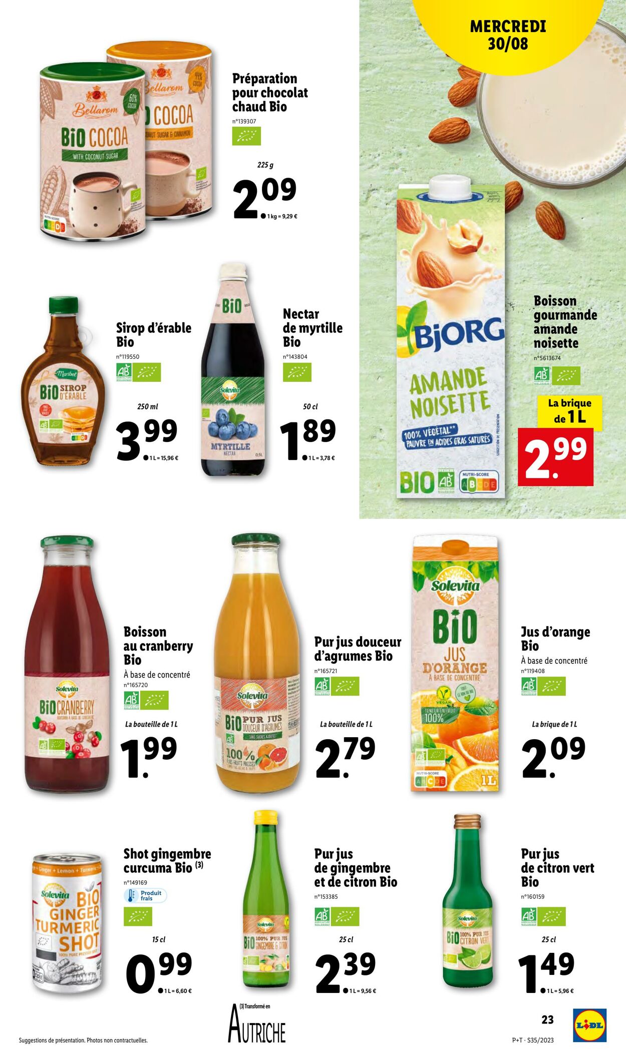 Catalogue Lidl 30.08.2023 - 05.09.2023