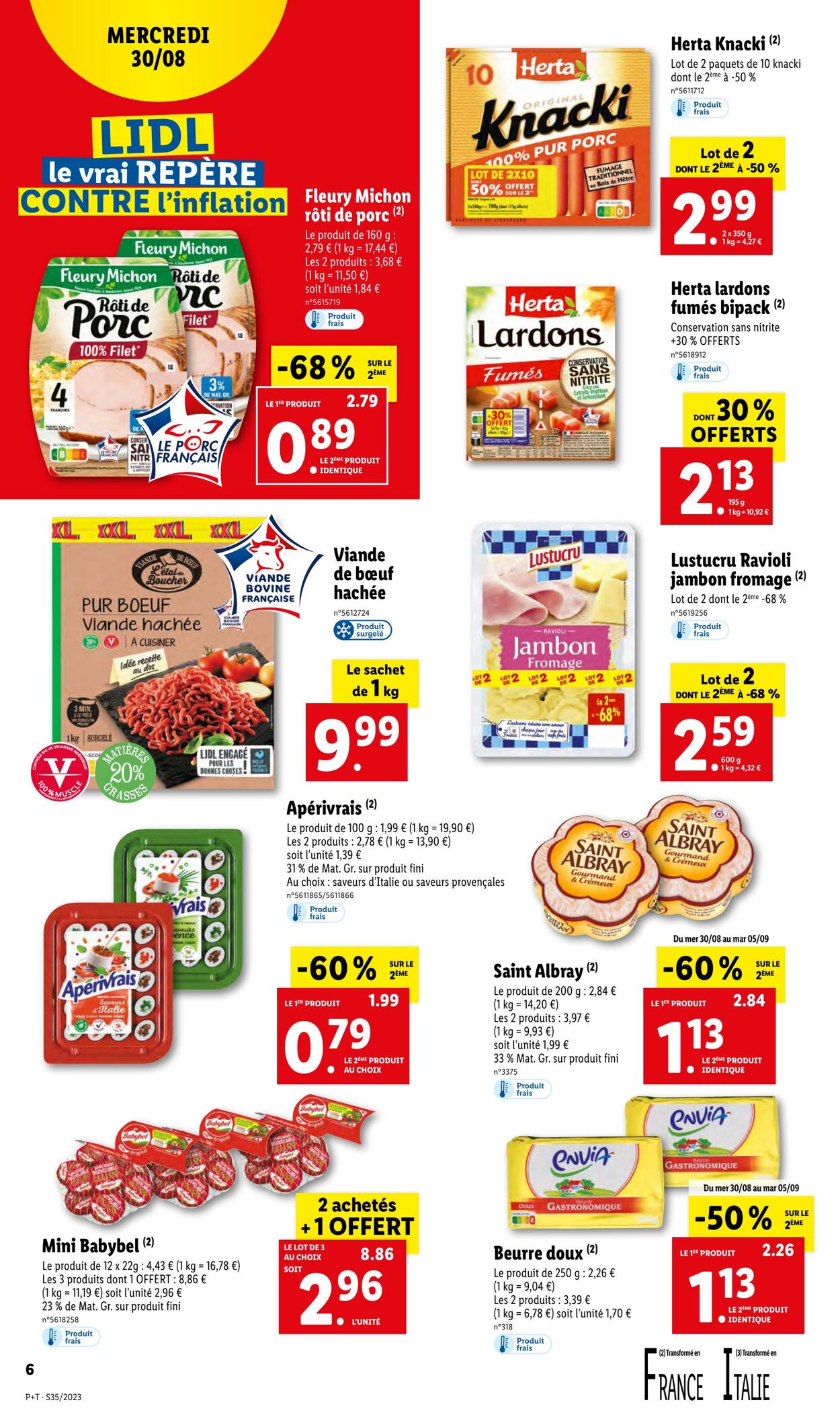 Catalogue Lidl 30.08.2023 - 05.09.2023