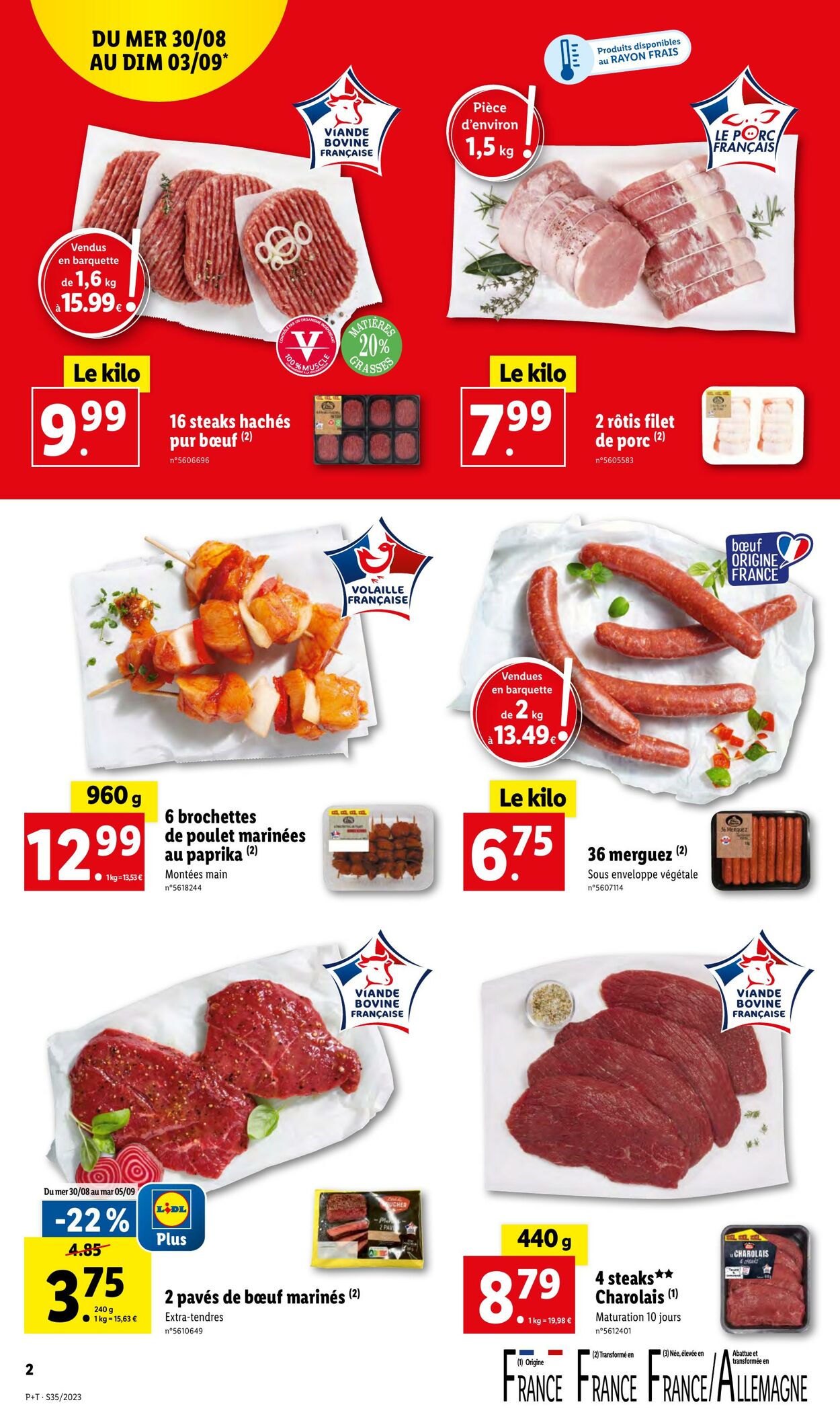 Catalogue Lidl 30.08.2023 - 05.09.2023