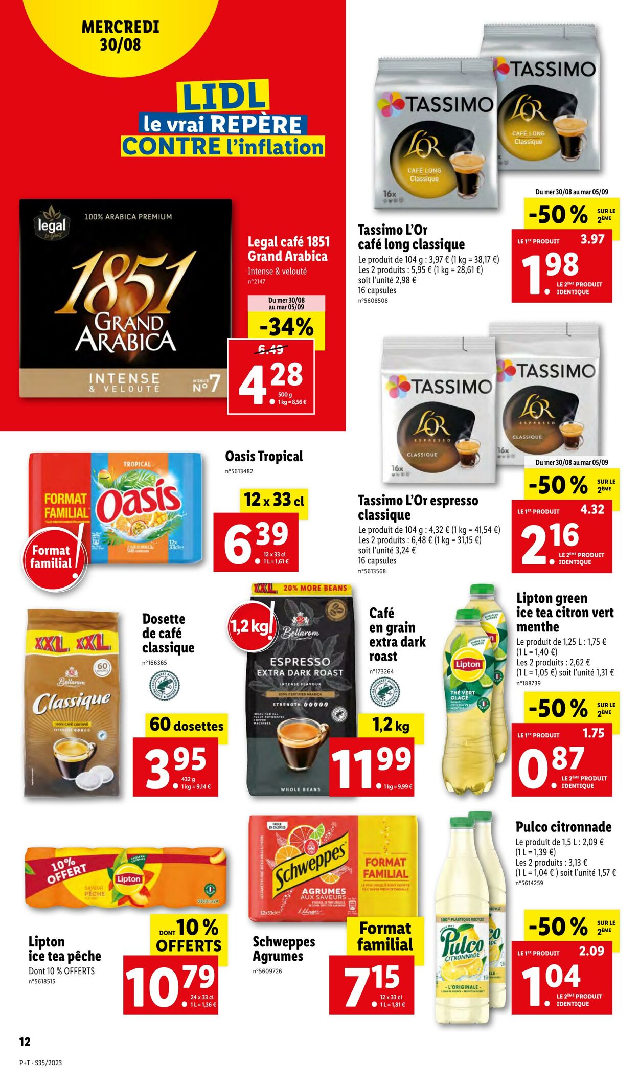 Catalogue Lidl 30.08.2023 - 05.09.2023