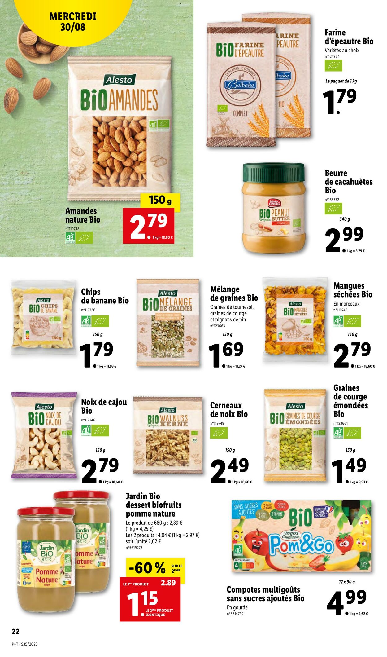 Catalogue Lidl 30.08.2023 - 05.09.2023